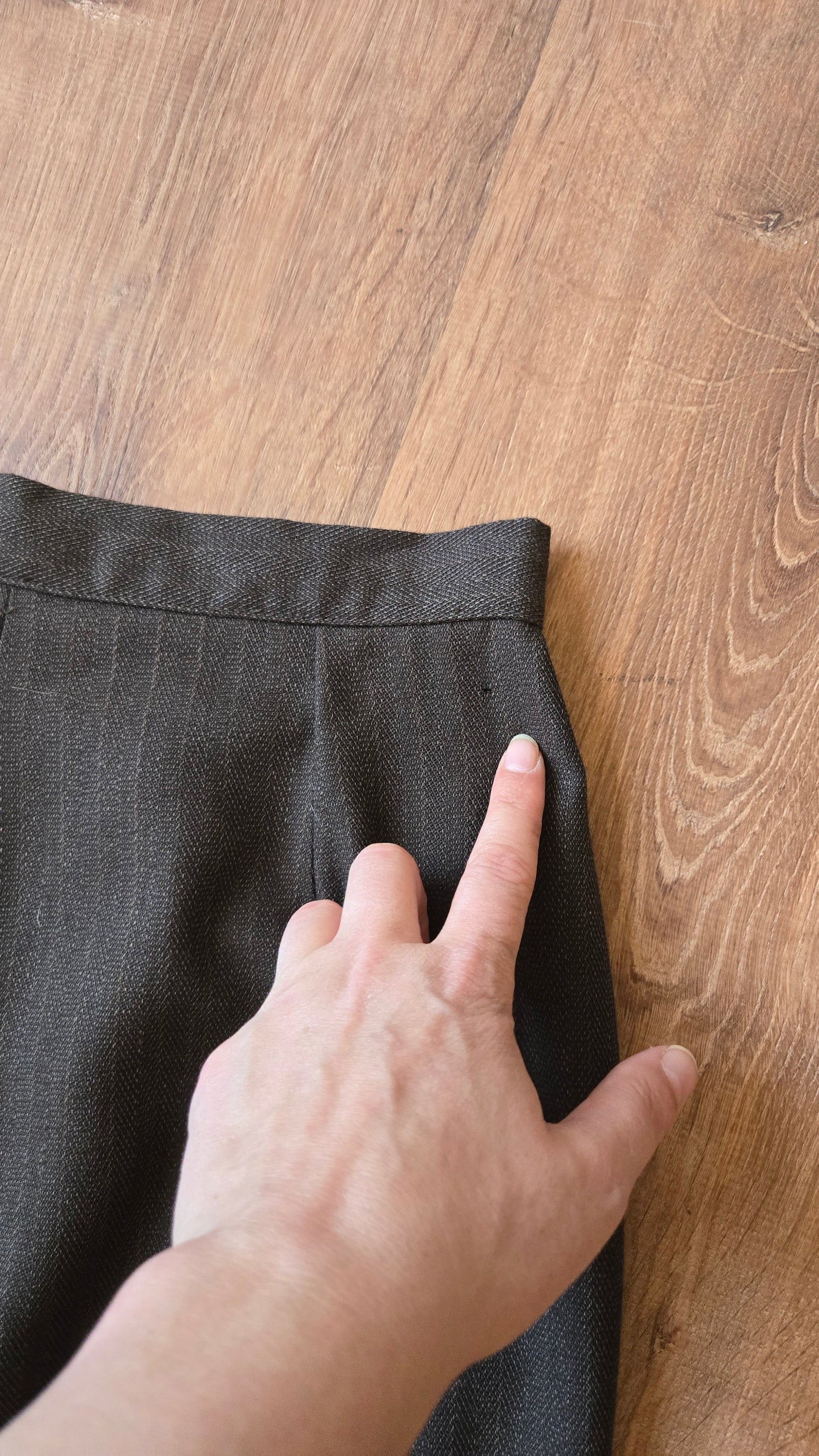Laura Ashley wool skirt overlay pants