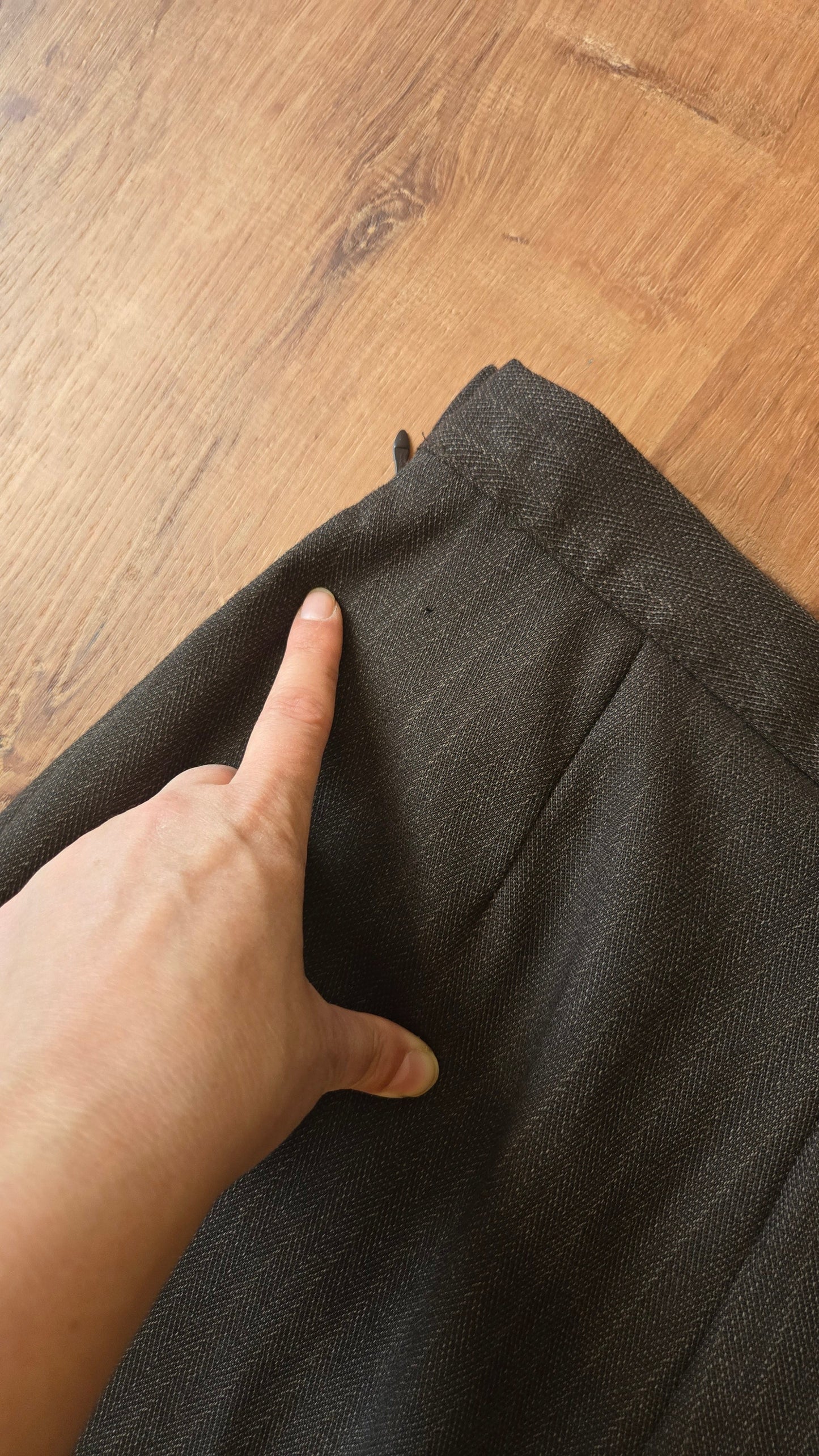 Laura Ashley wool skirt overlay pants