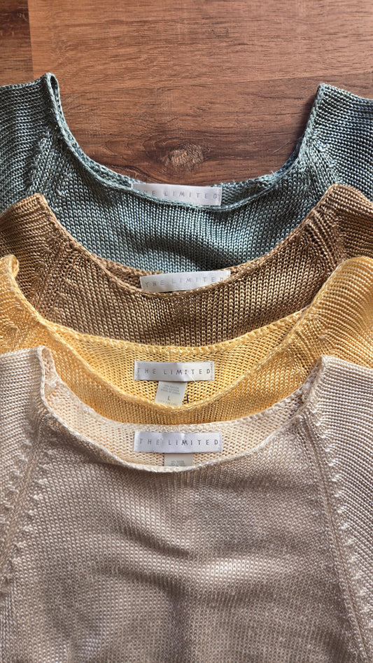 The Limited slouchy sweater minidress