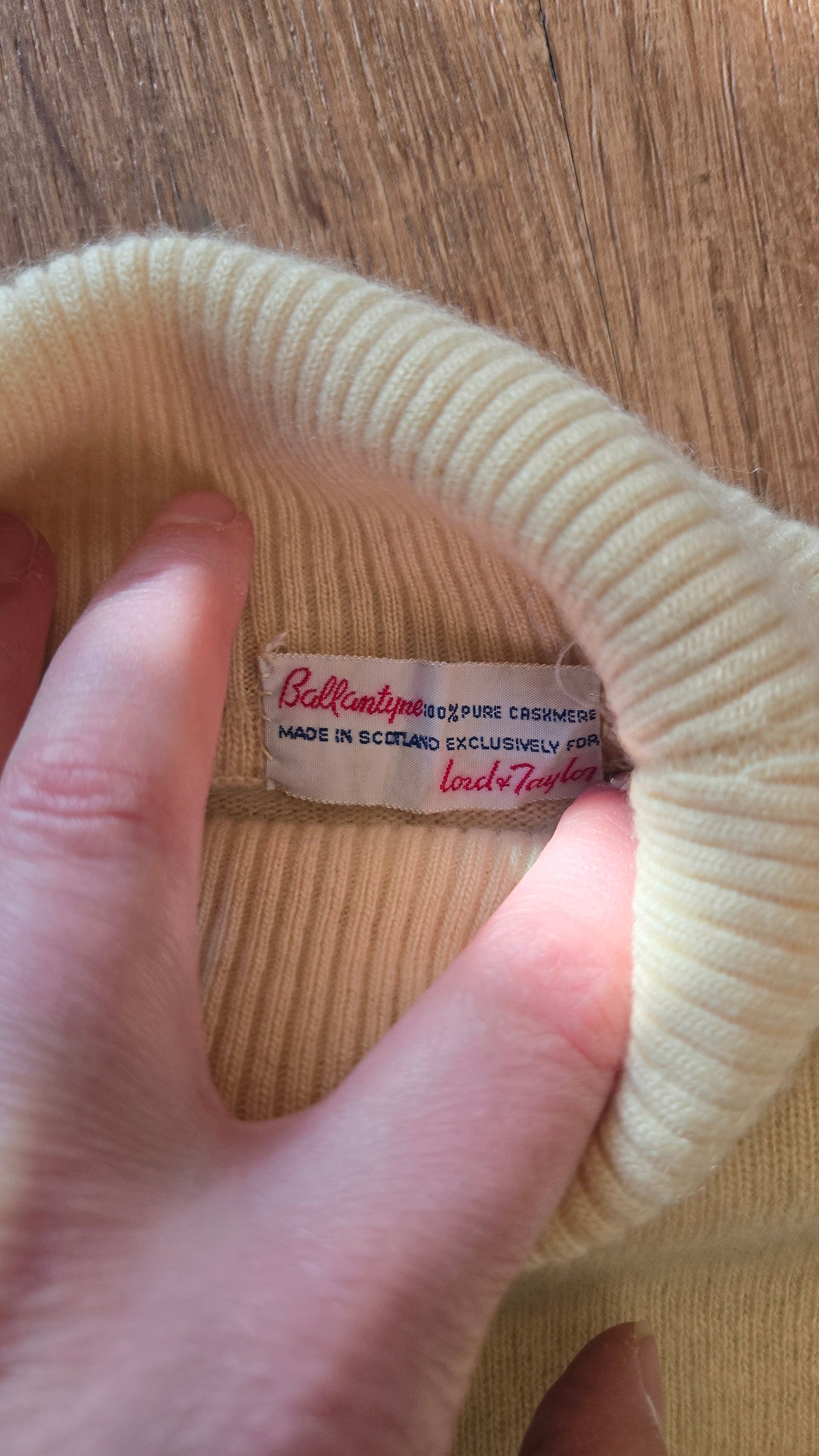 Butter cashmere turtleneck