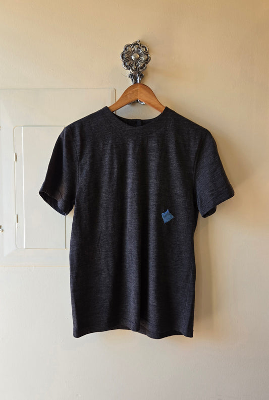 Charcoal wool tee