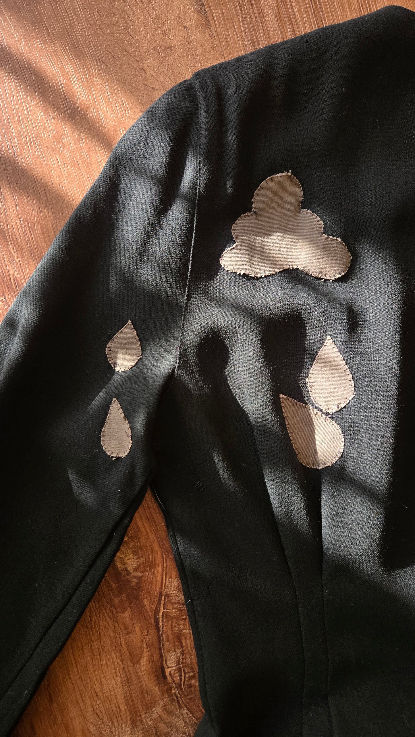 Armani sleek black wool dress