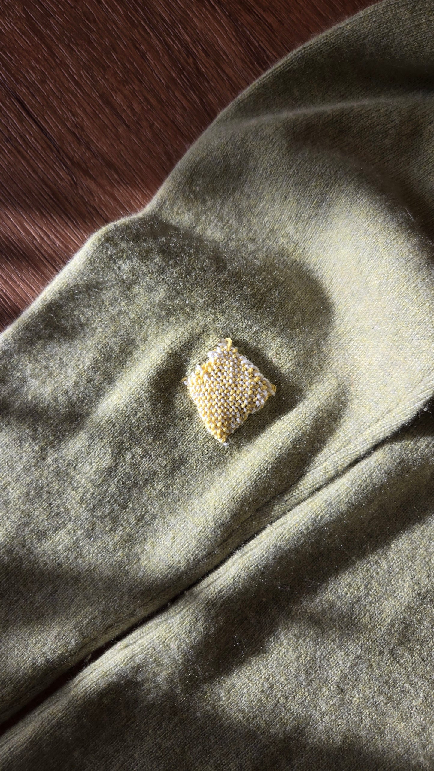 Sage cashmere turtleneck