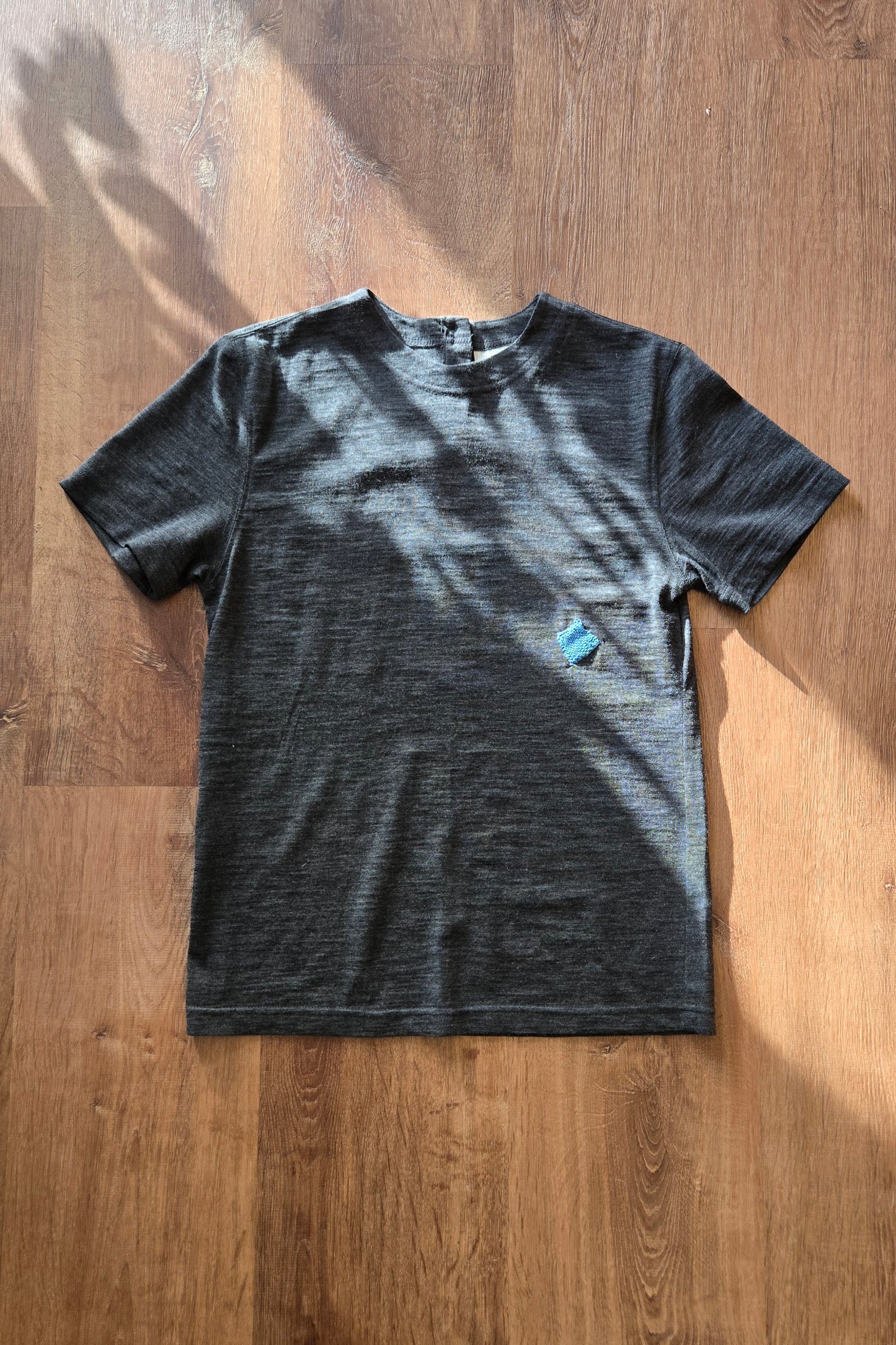 Charcoal wool tee