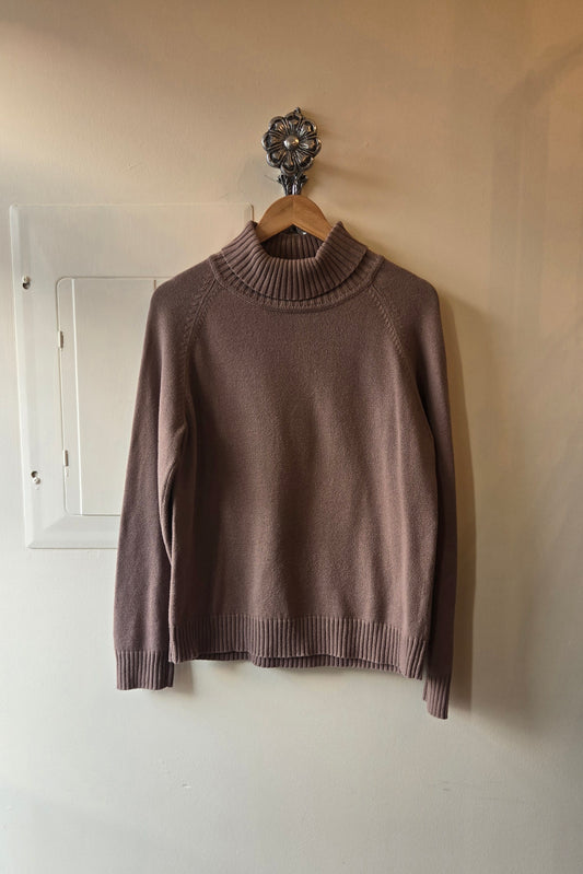 Jeanne Pierre taupe turtleneck