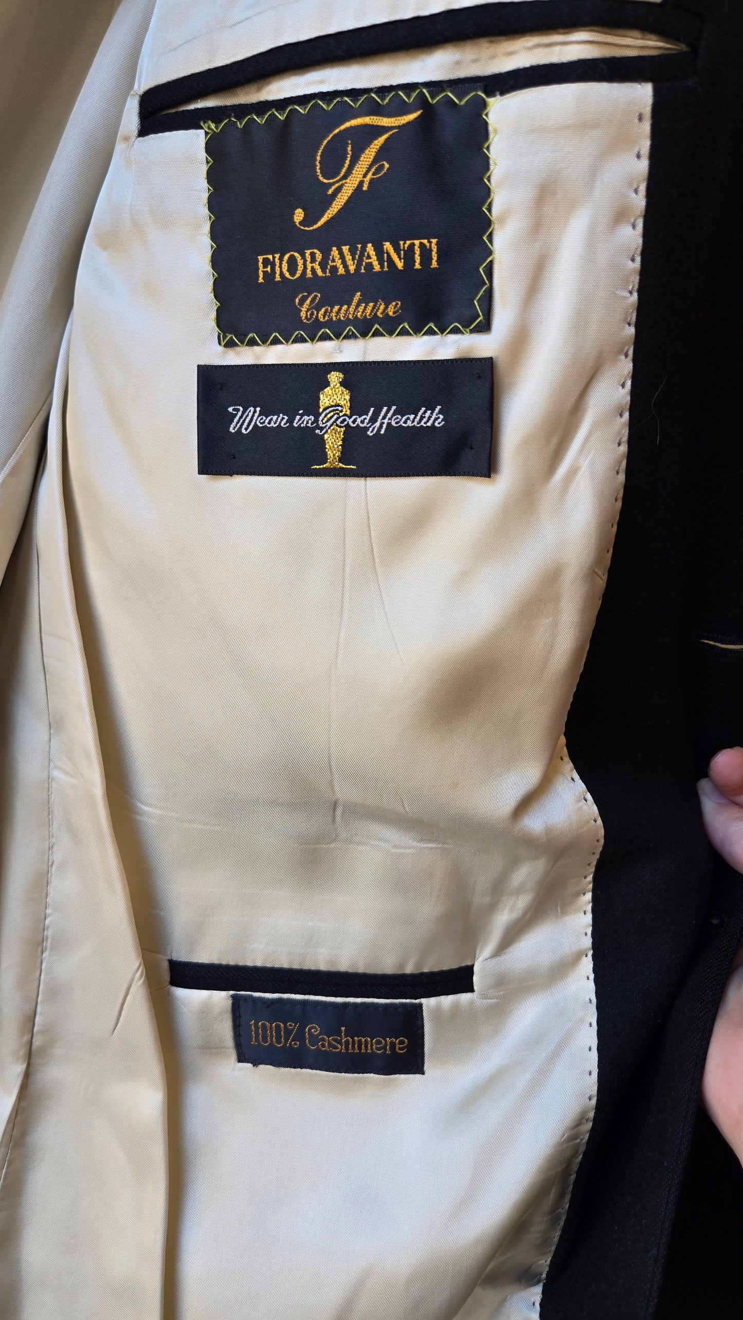 Academy Awards black cashmere blazer