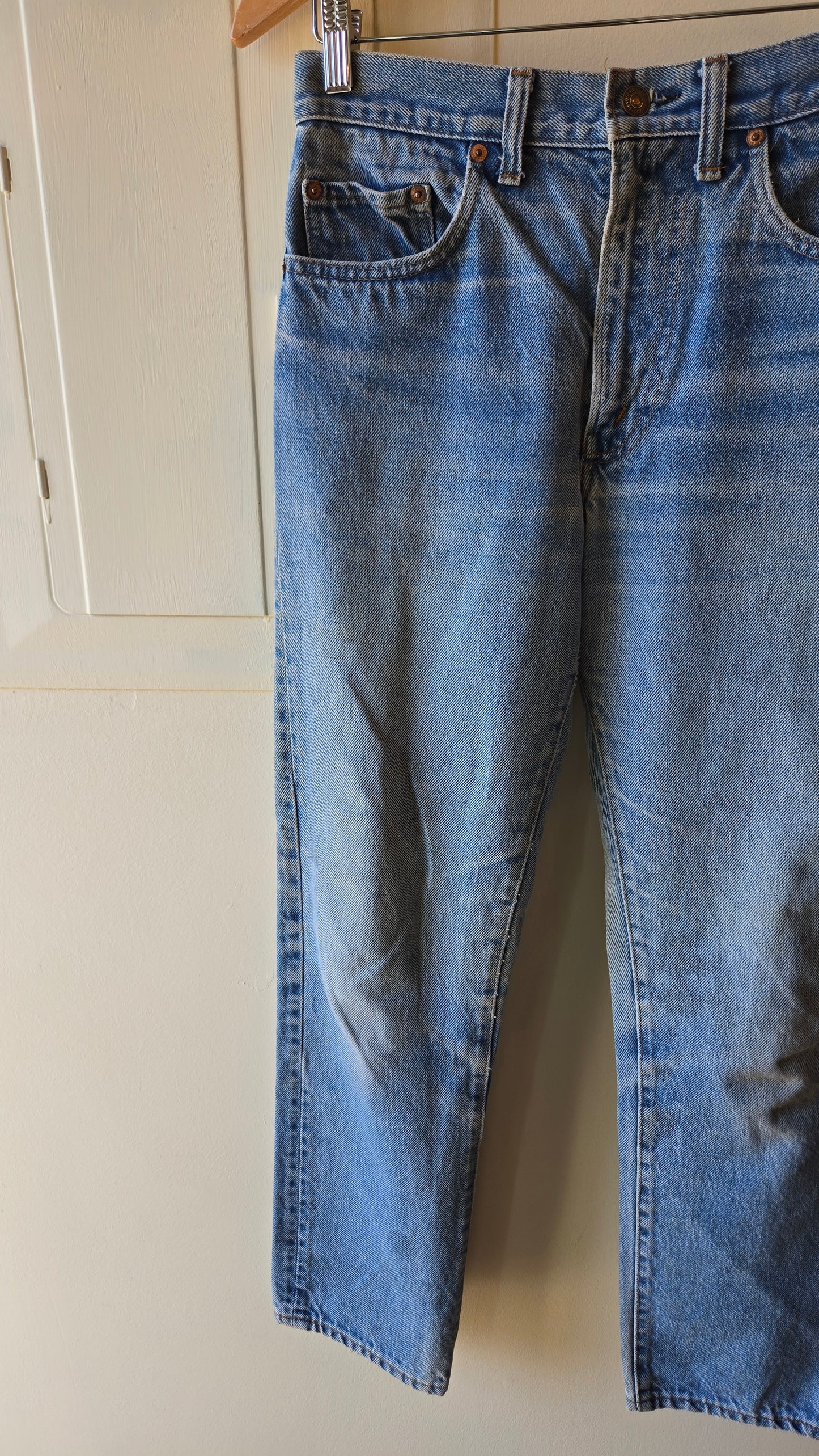 Levi's light denim 505s
