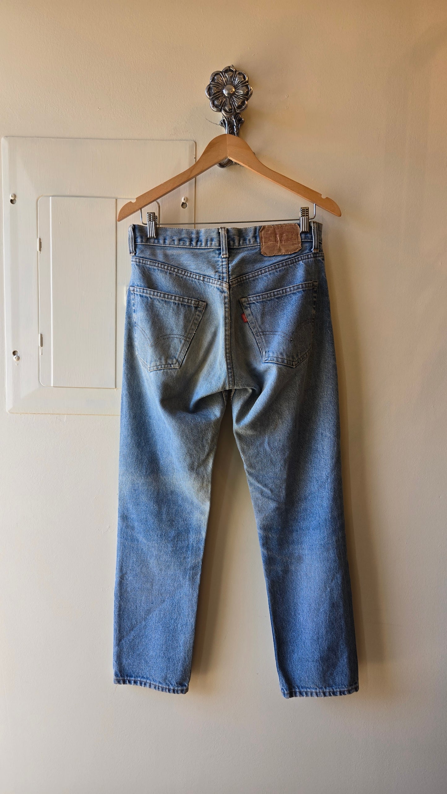 Levi's light denim 505s