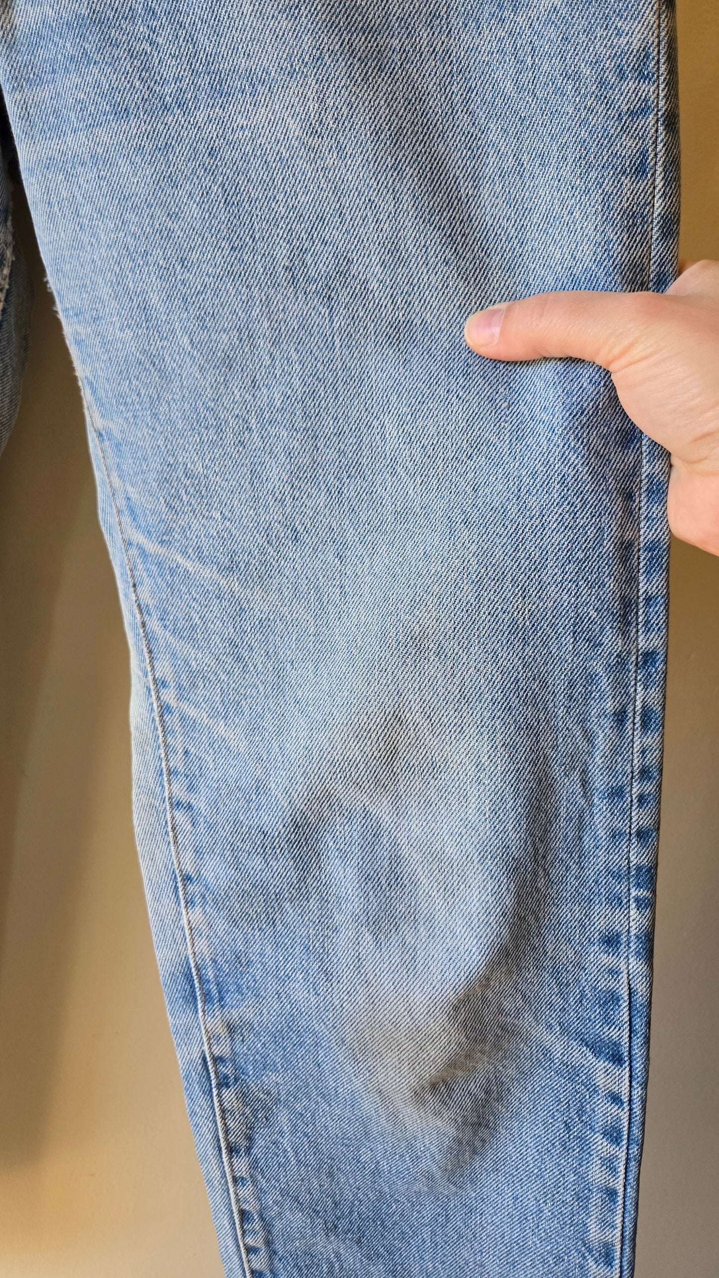 Levi's light denim 505s