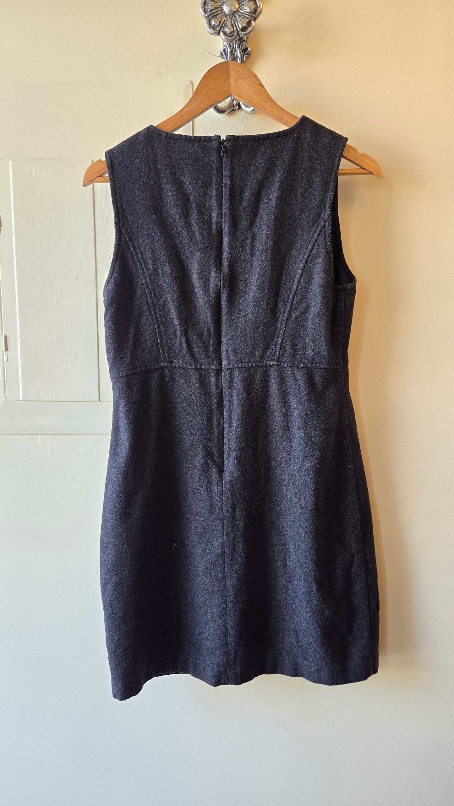 GAP grey wool mini dress