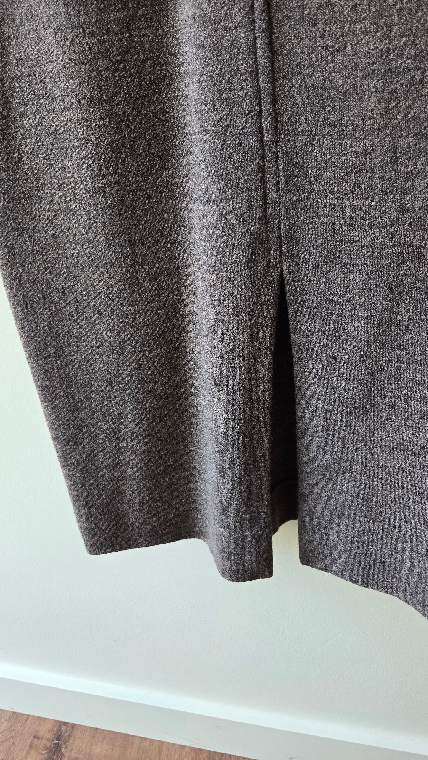 Jones NY taupe wool column dress