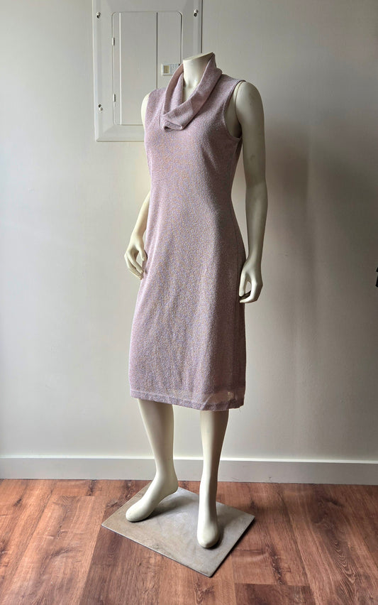 Studio Connection beige cowl dress