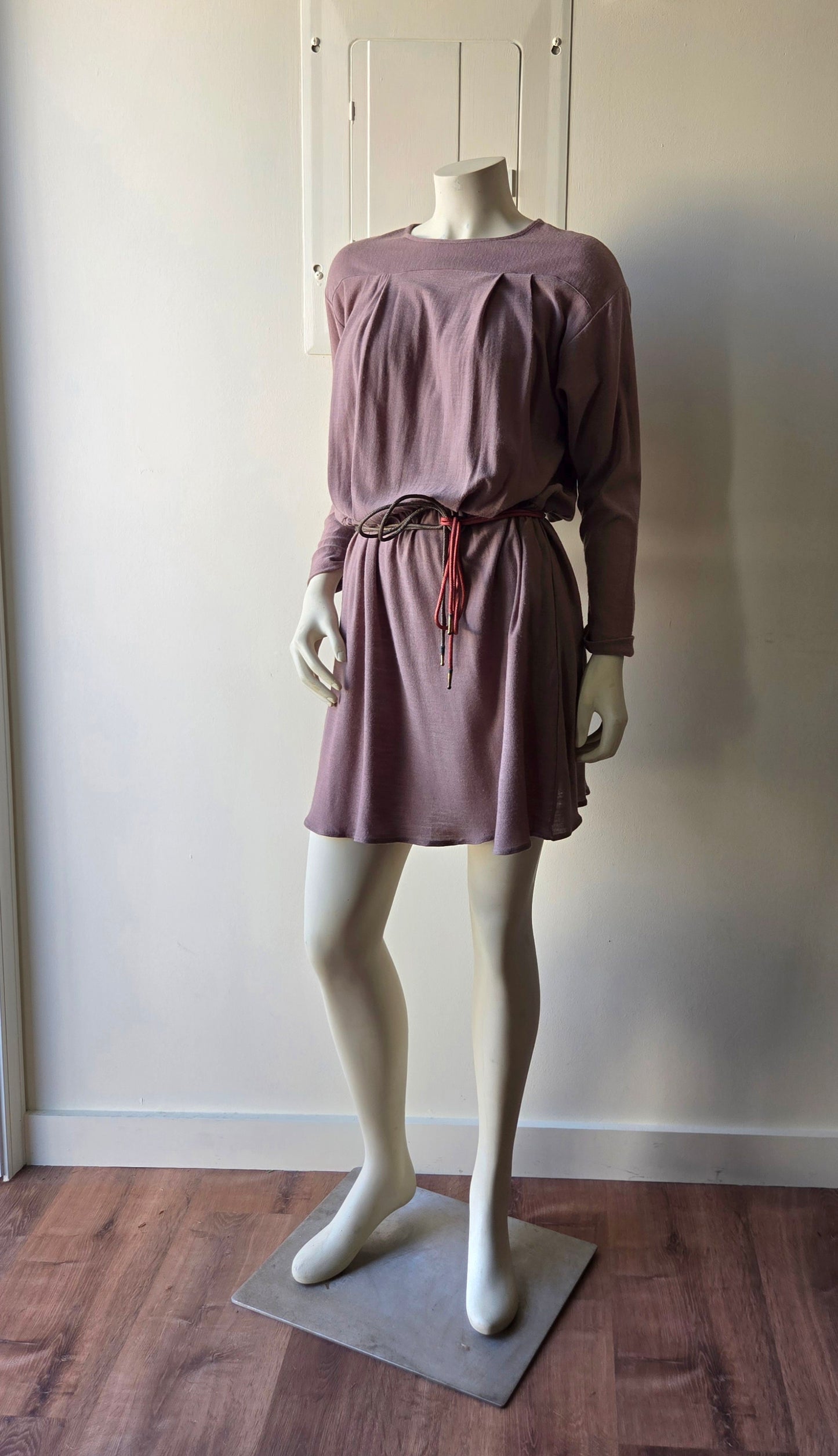 Christine von Lumb taupe mini dress