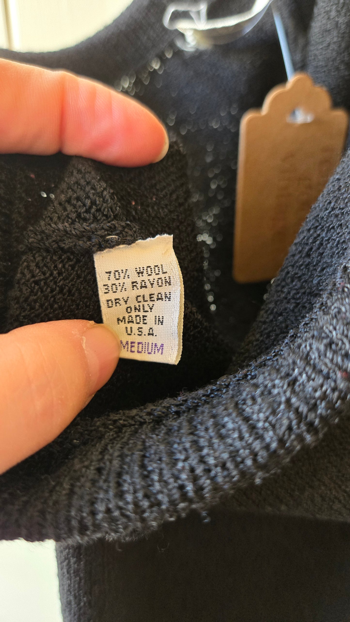 Steve Fabrikant black sweater pants