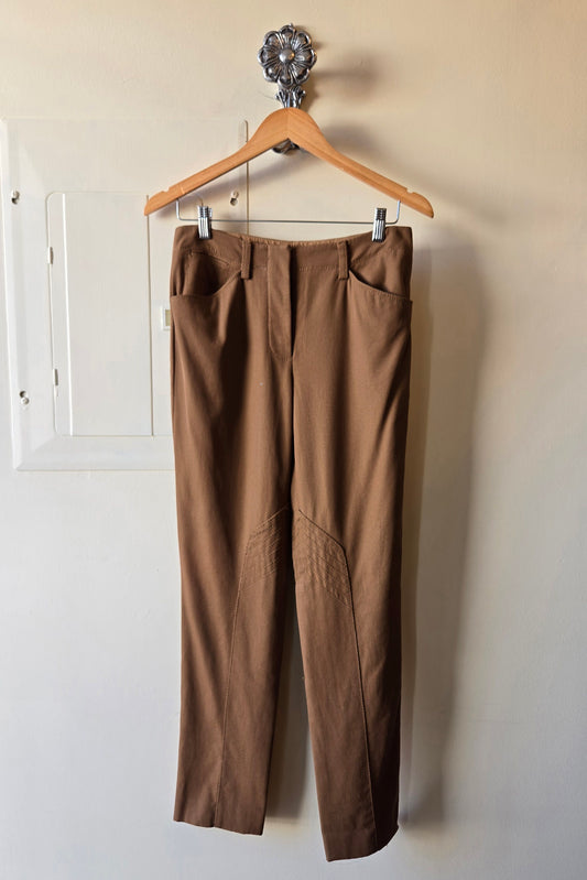 DKNY tan equestrian pants