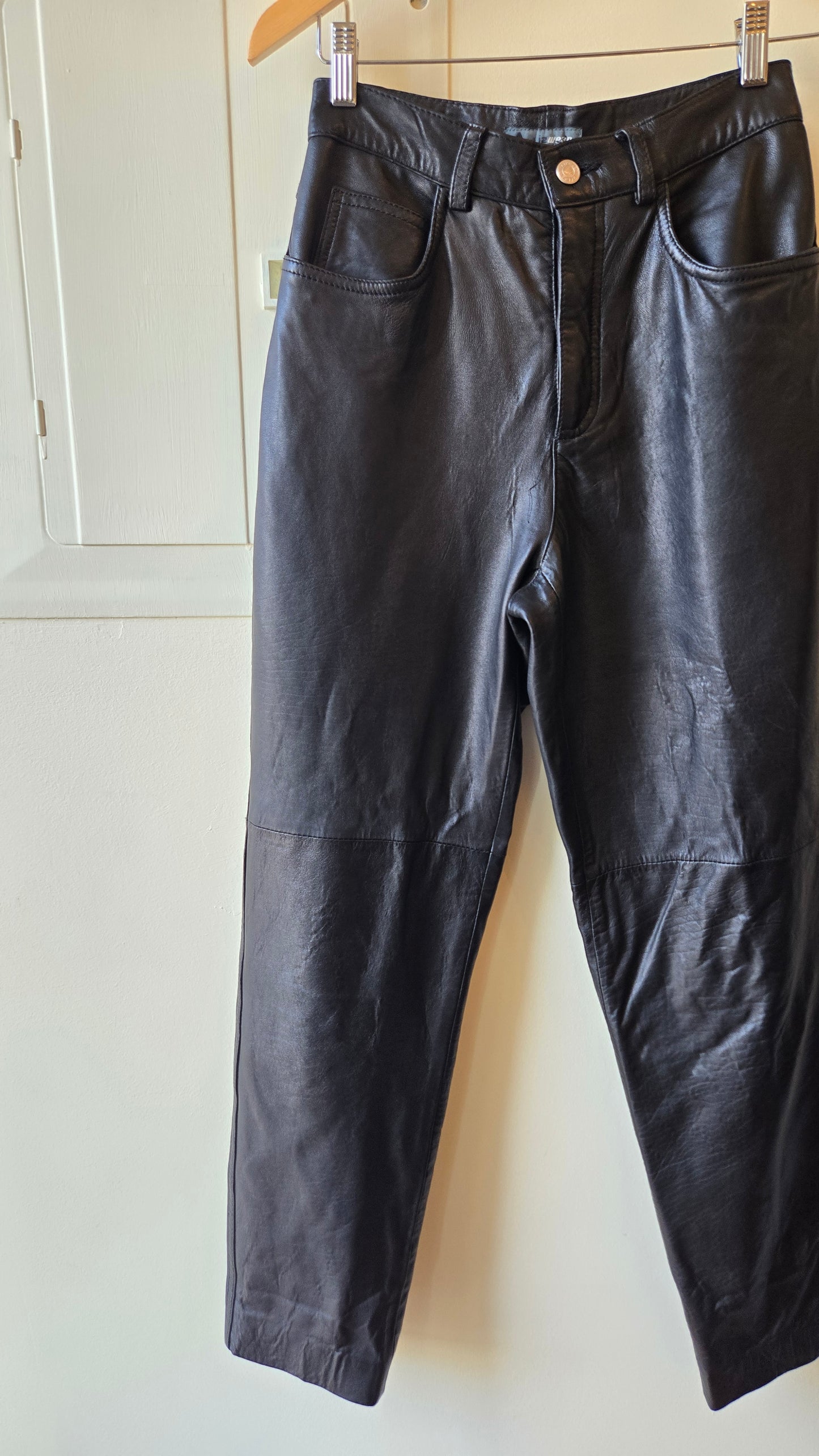Lizwear black leather pants