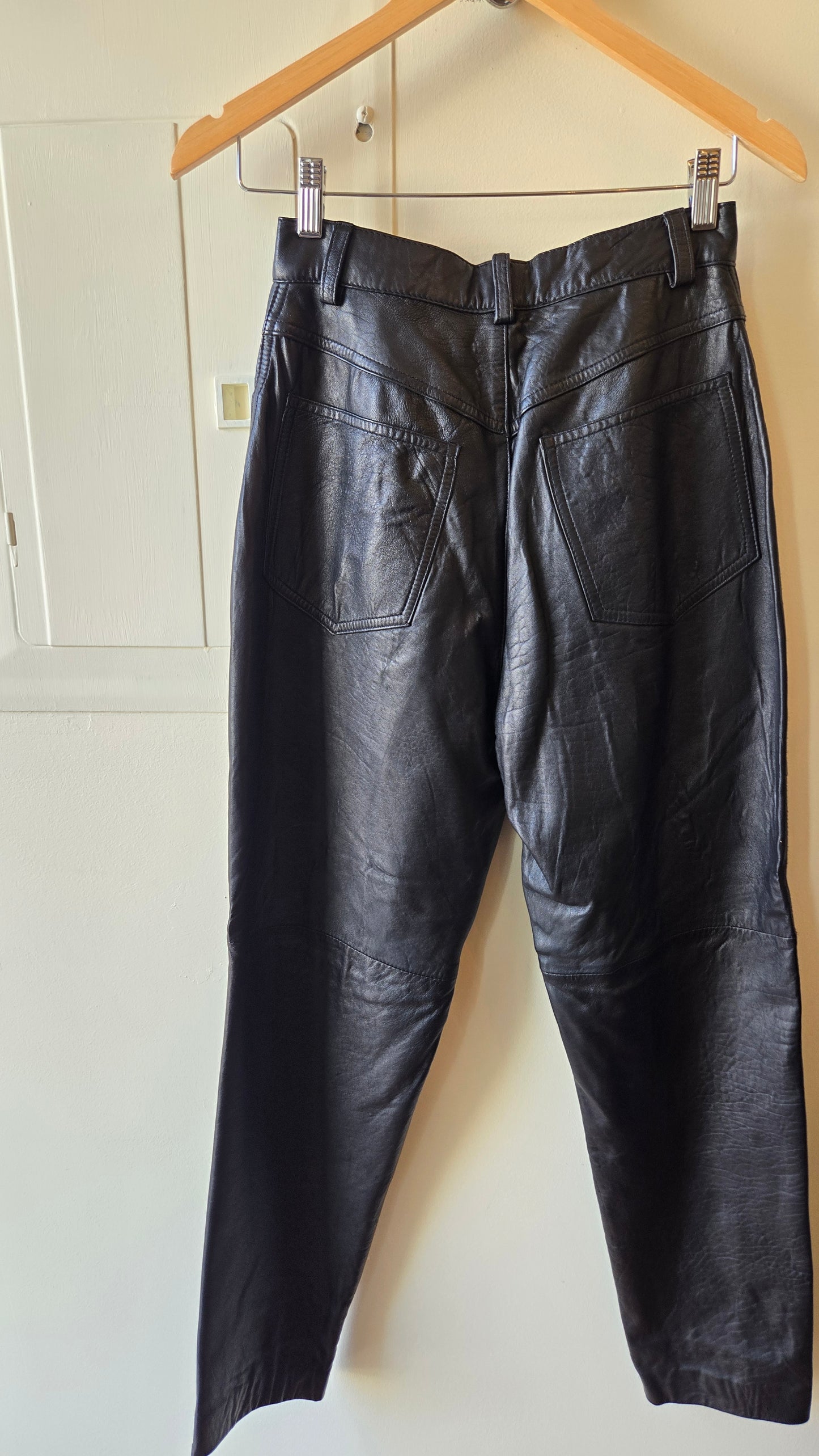Lizwear black leather pants