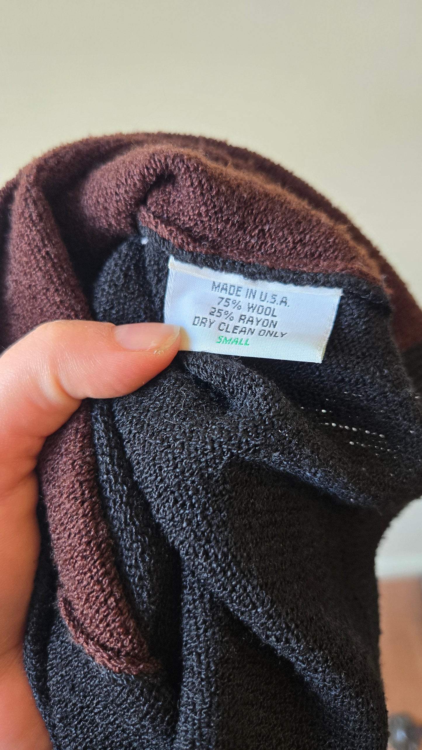 Steve Fabrikant for Neiman Marcus puzzle sweater dress