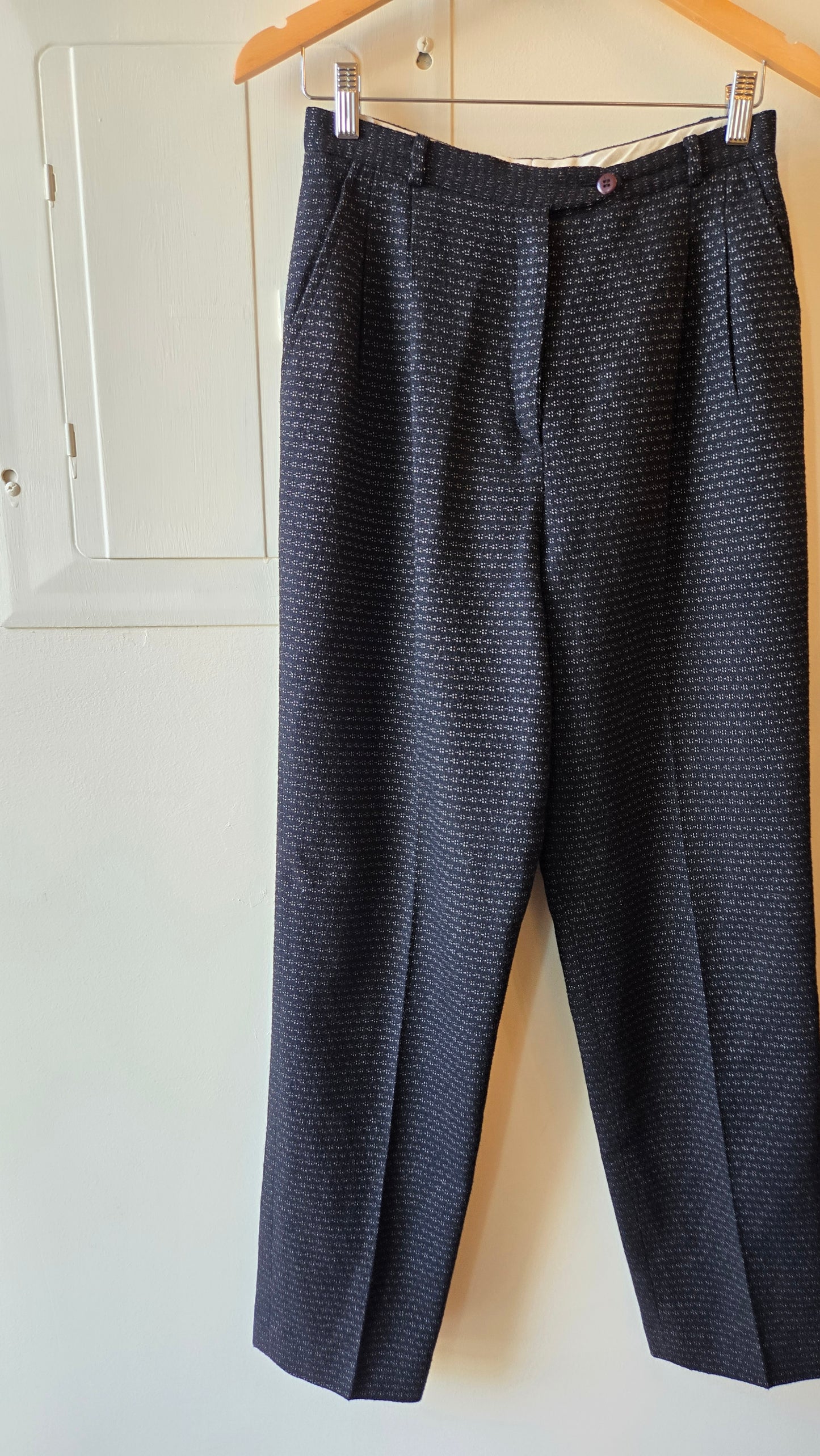 Rafaella B&W mini dash print pants