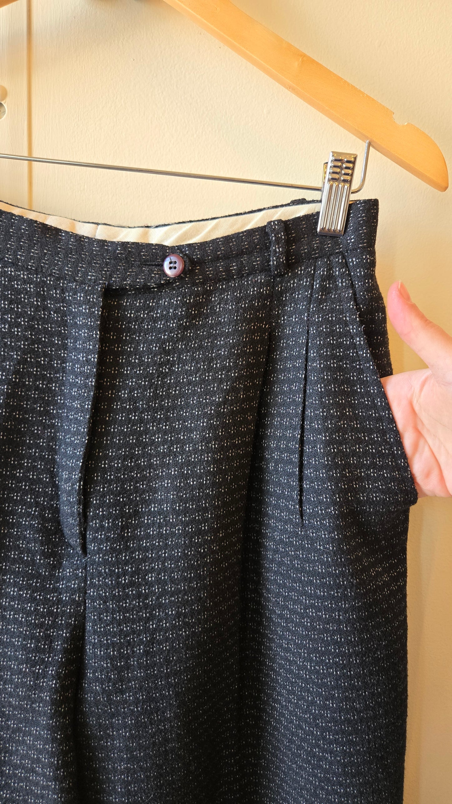 Rafaella B&W mini dash print pants