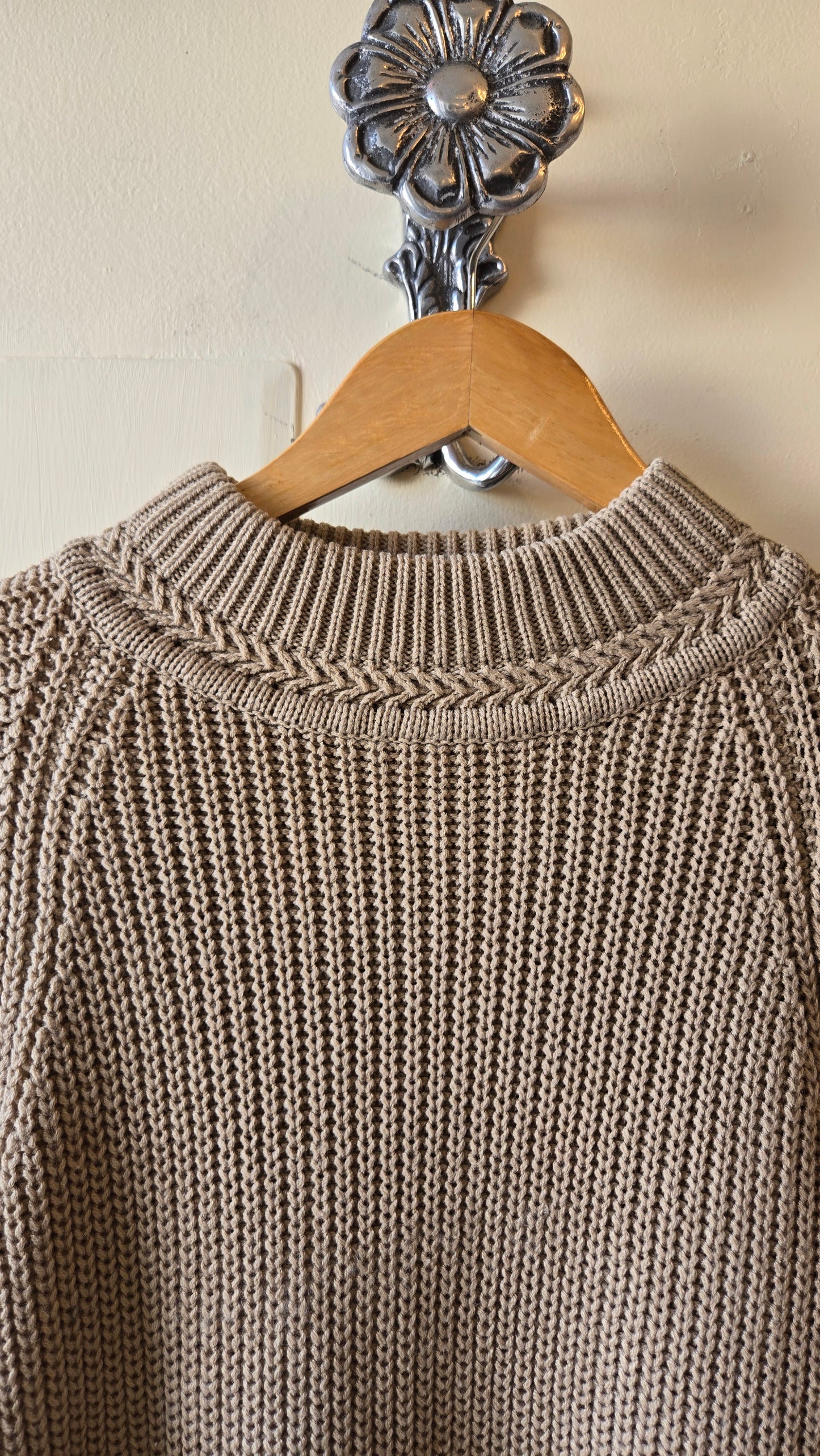 Picket & post taupe sweater