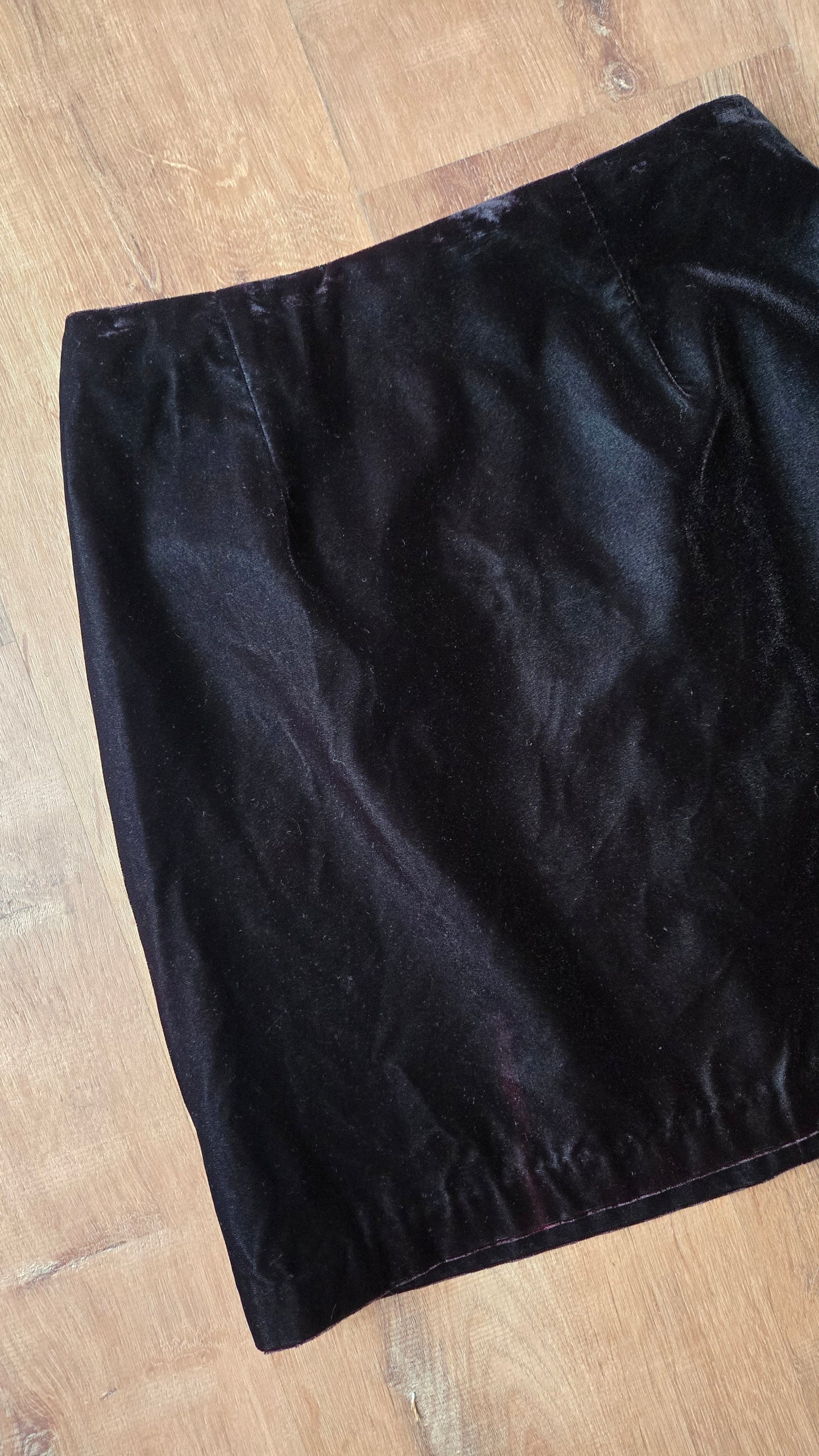 My Michelle black velvet mini