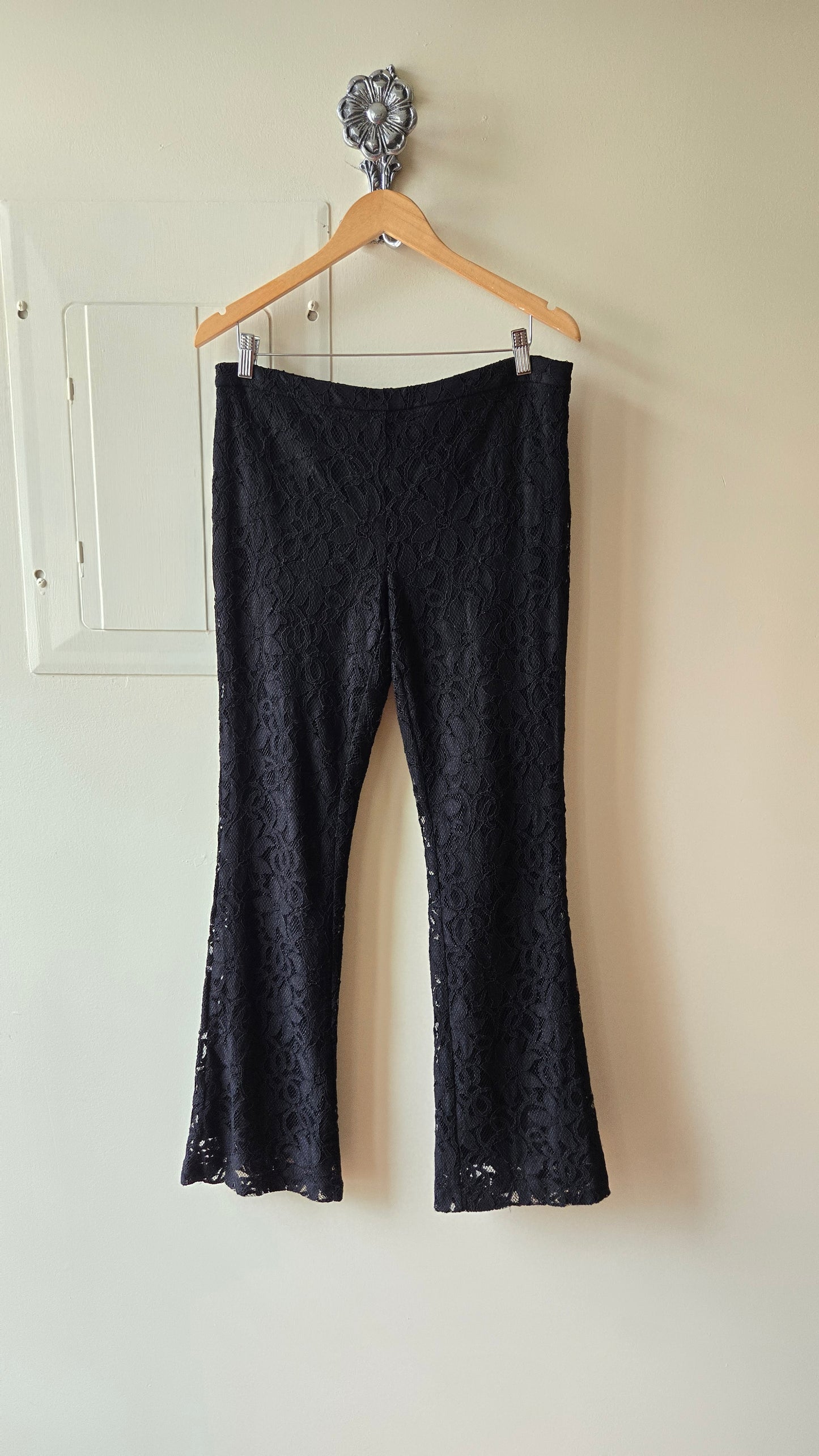 INC black lace flares