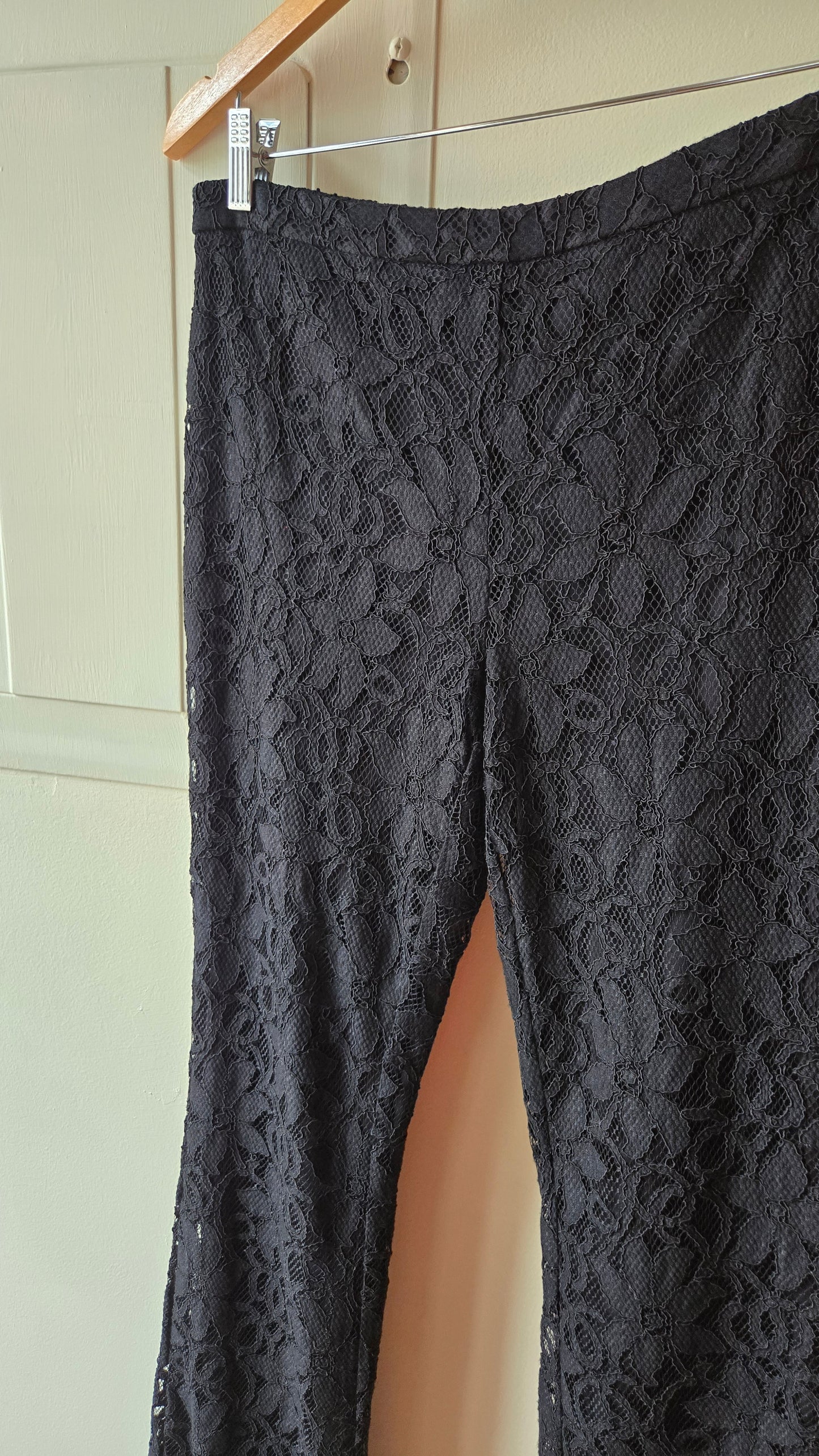 INC black lace flares