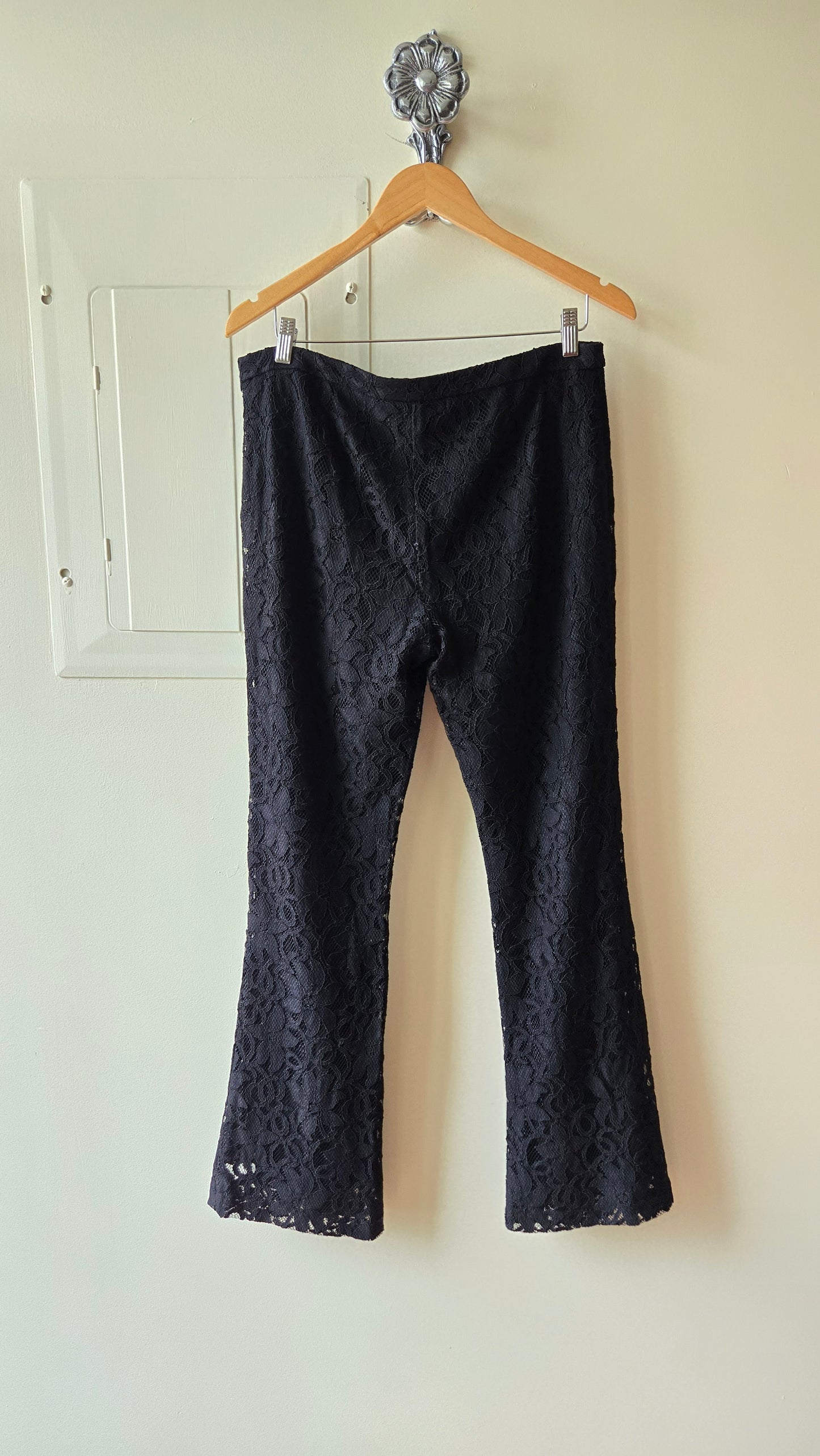 INC black lace flares