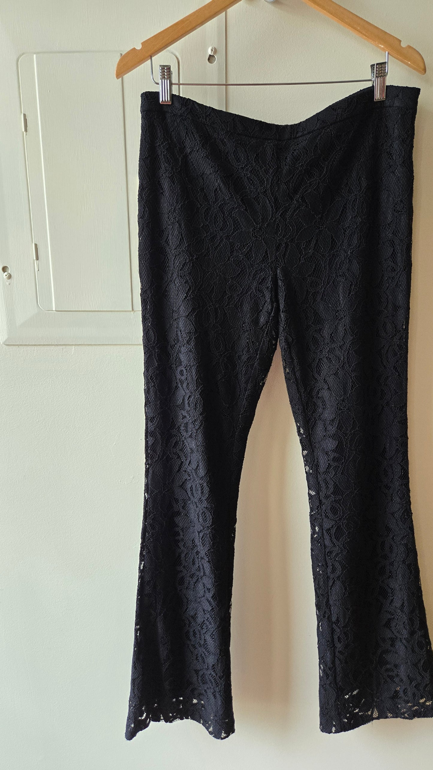 INC black lace flares