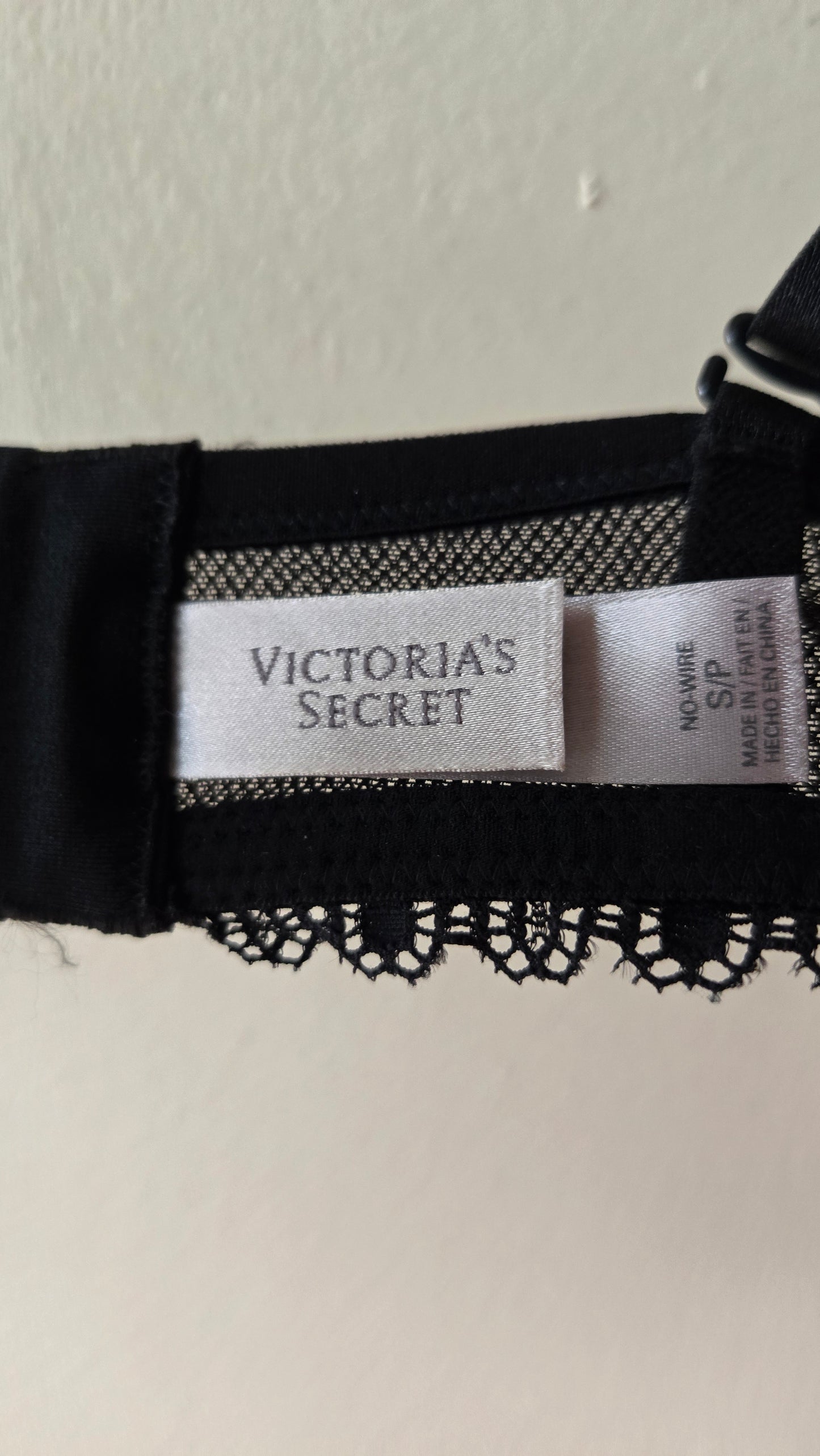 Victoria's Secret sheer rhinestone bustier bra