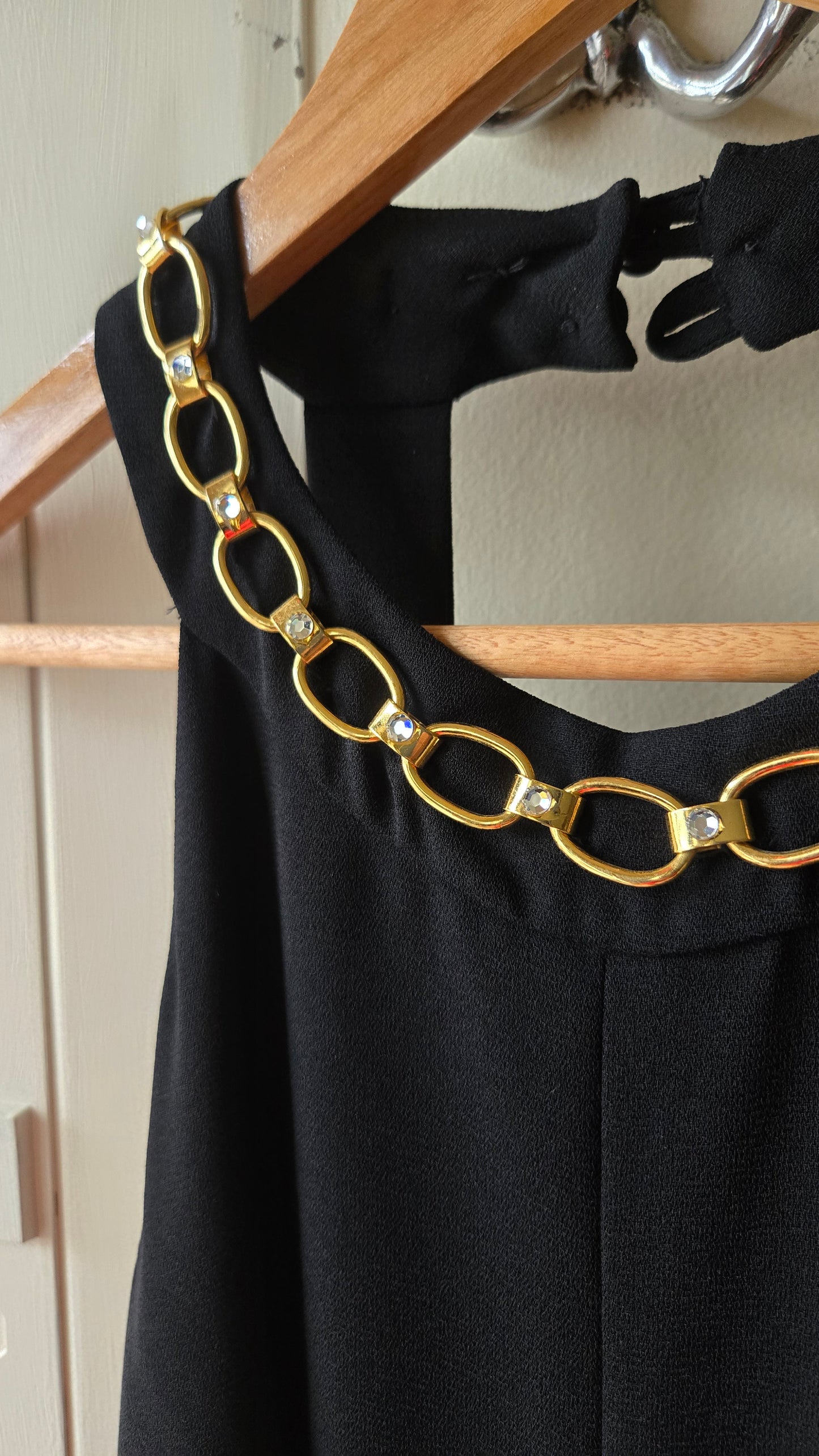 CDC chain wide leg jumpsuit