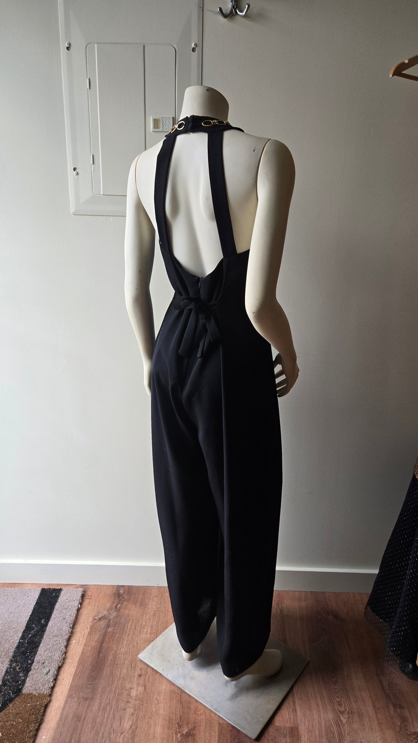CDC chain wide leg jumpsuit
