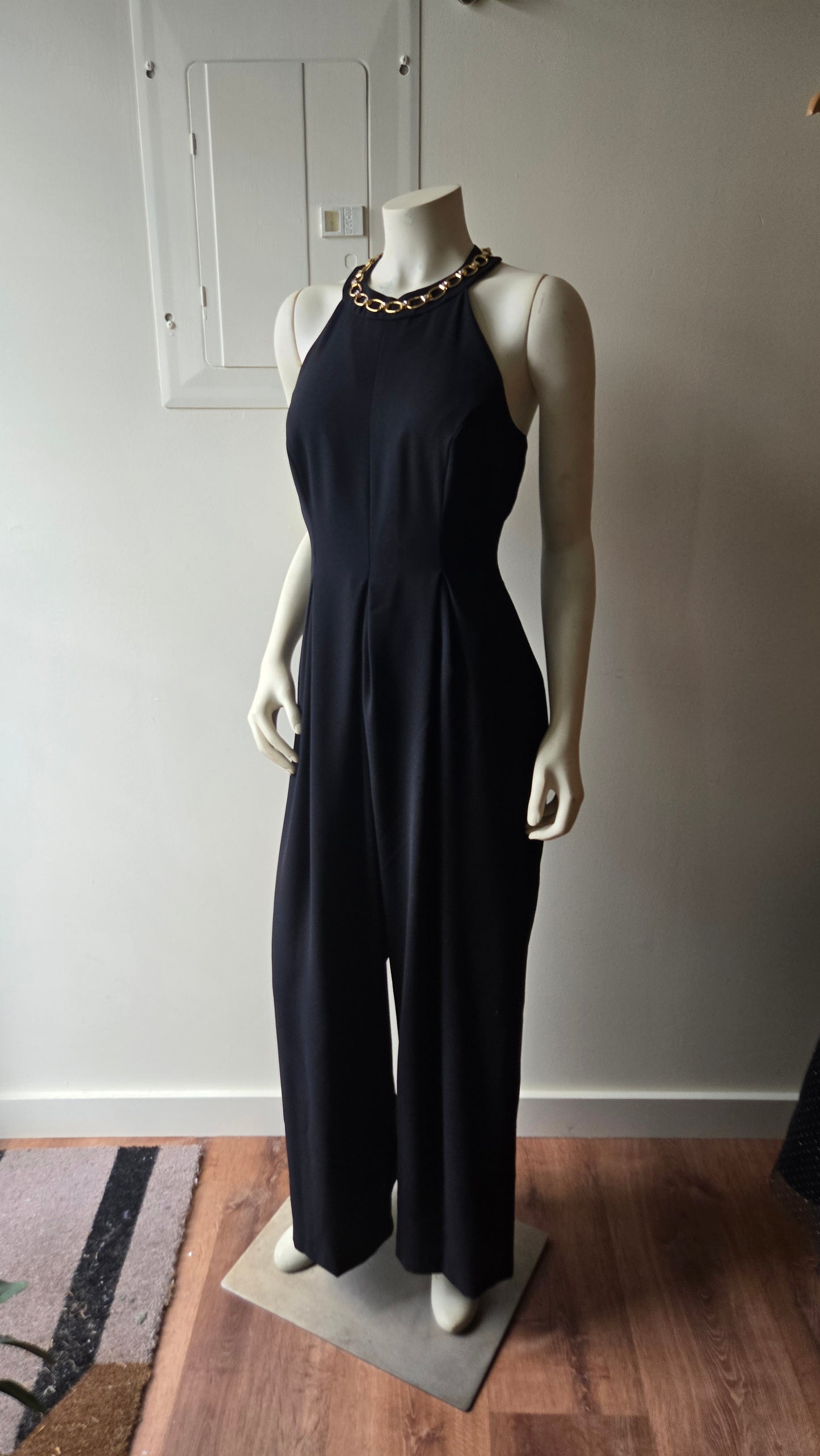 CDC chain wide leg jumpsuit