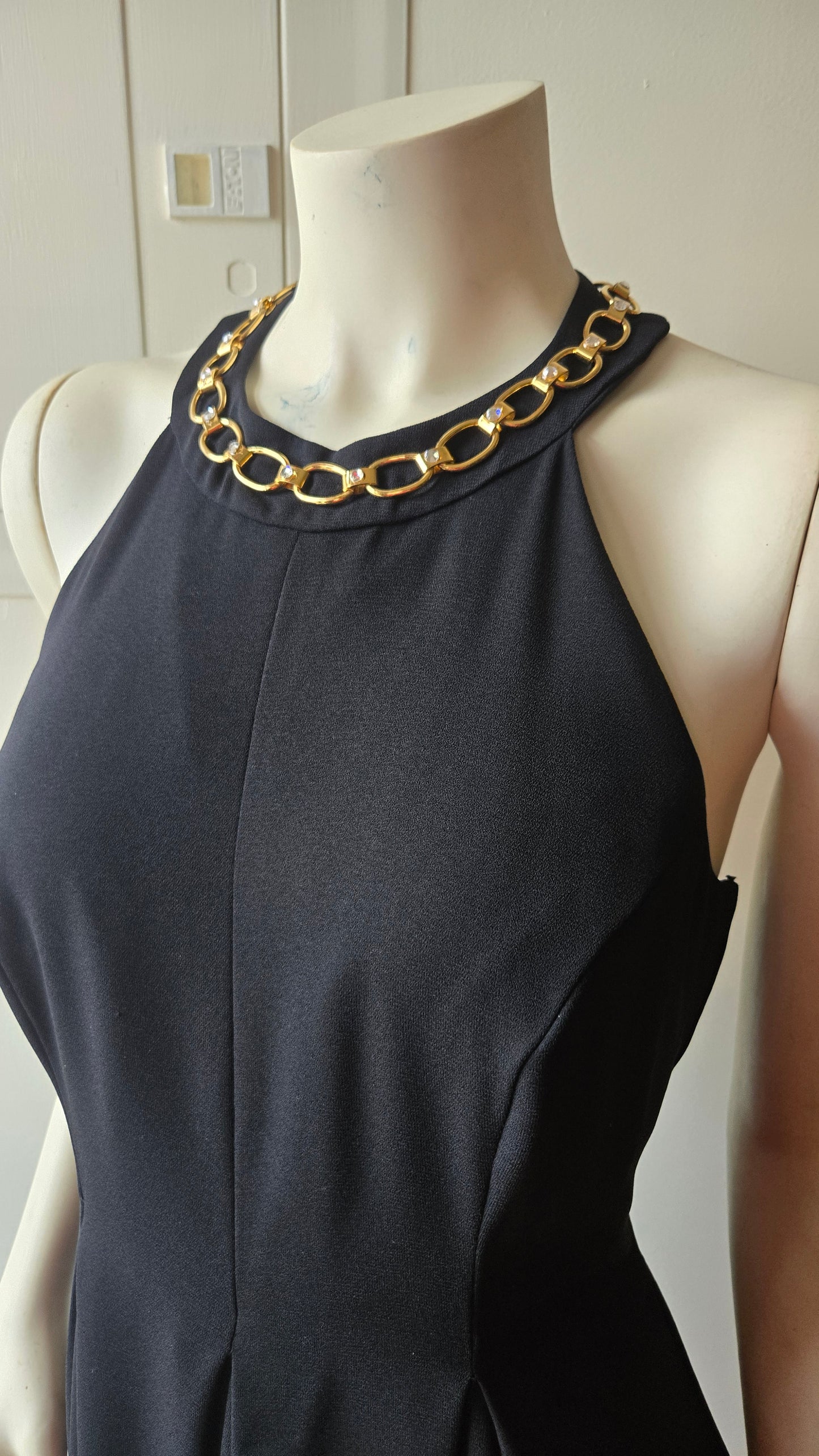 CDC chain wide leg jumpsuit