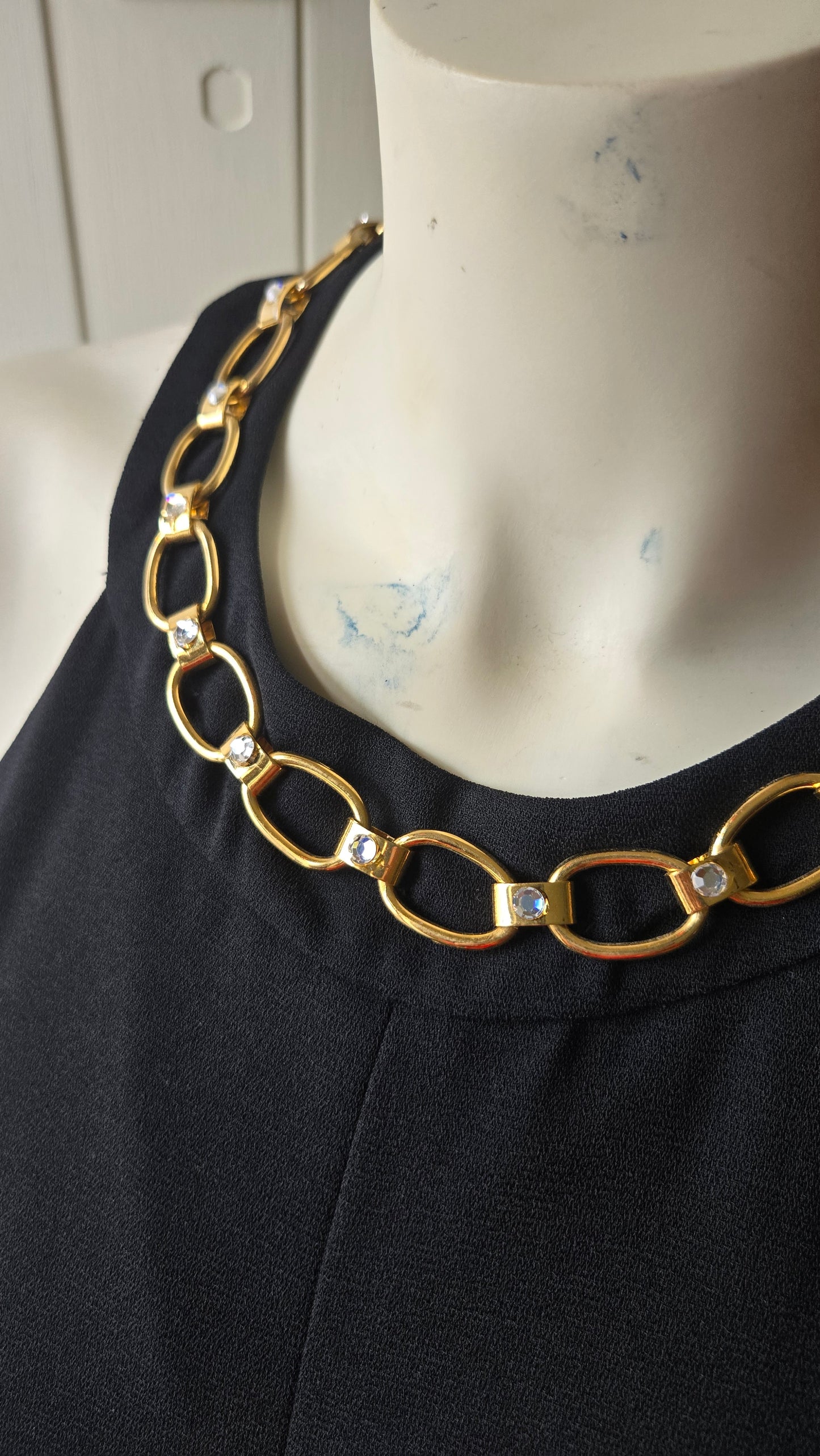 CDC chain wide leg jumpsuit