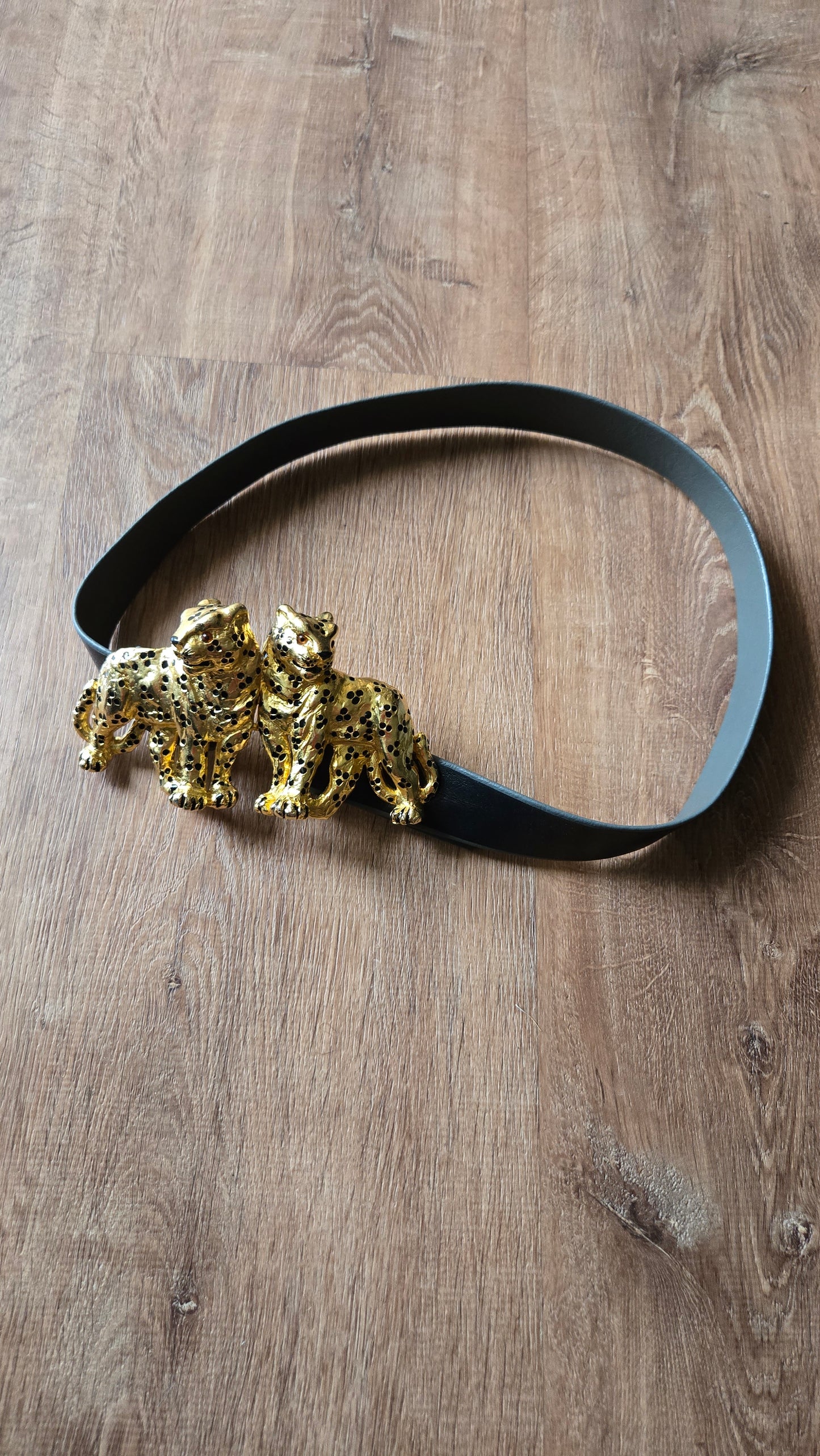 Mimi Di N mega leopard belt