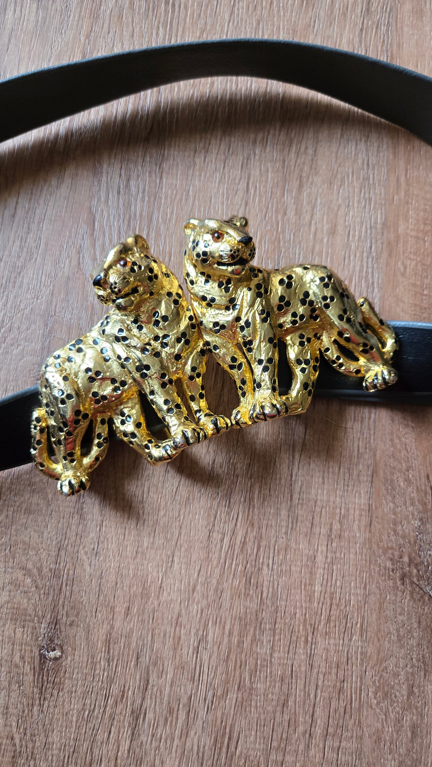 Mimi Di N mega leopard belt
