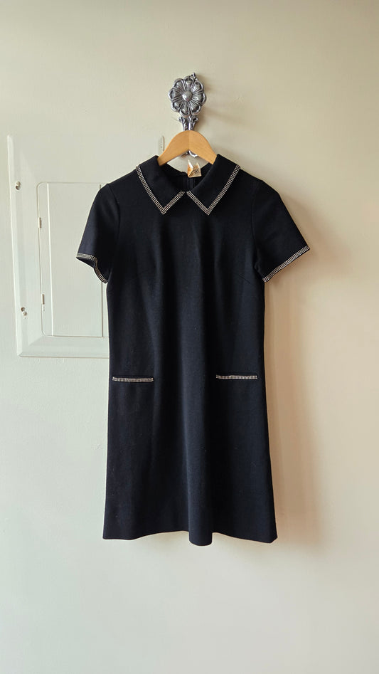 Butte rhinestone trim shift dress