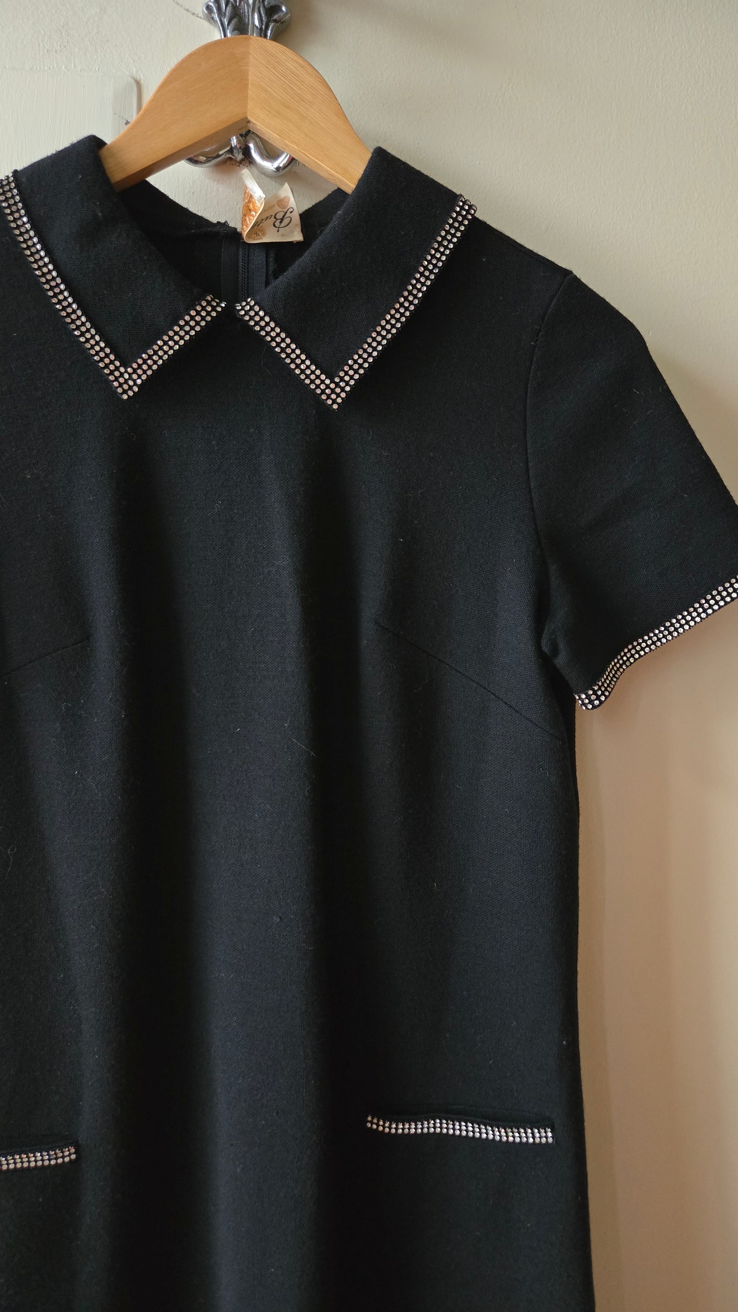 Butte rhinestone trim shift dress