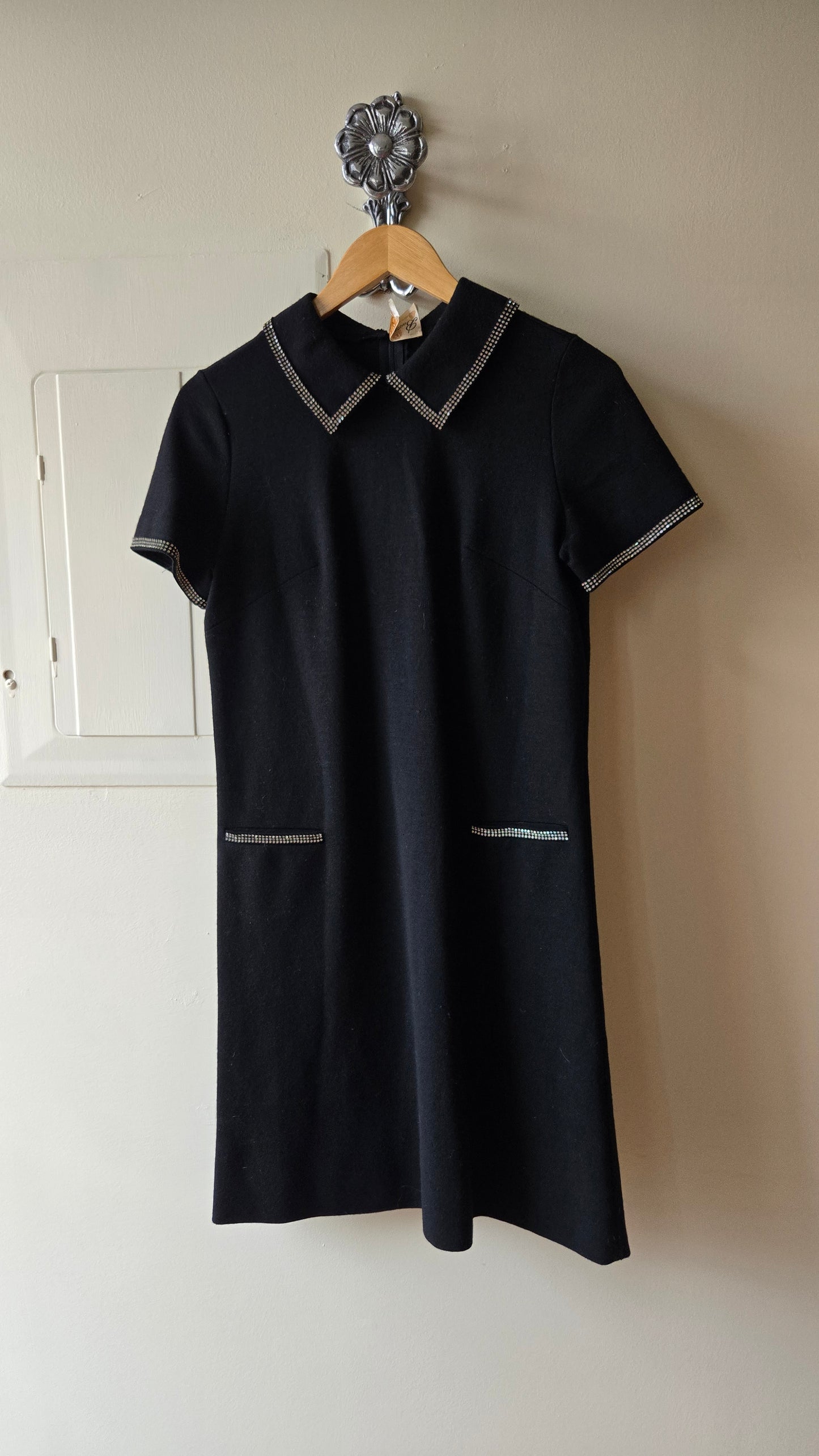 Butte rhinestone trim shift dress