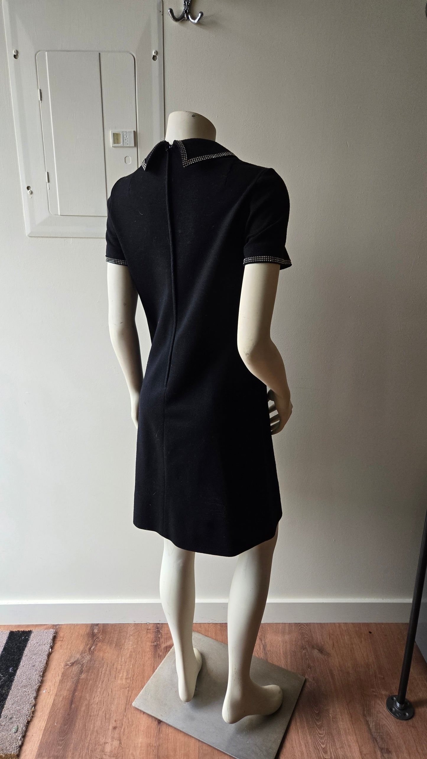 Butte rhinestone trim shift dress