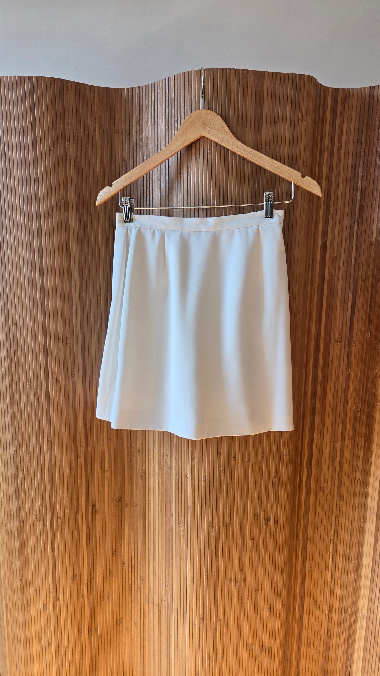 Votre Nom white mini skort