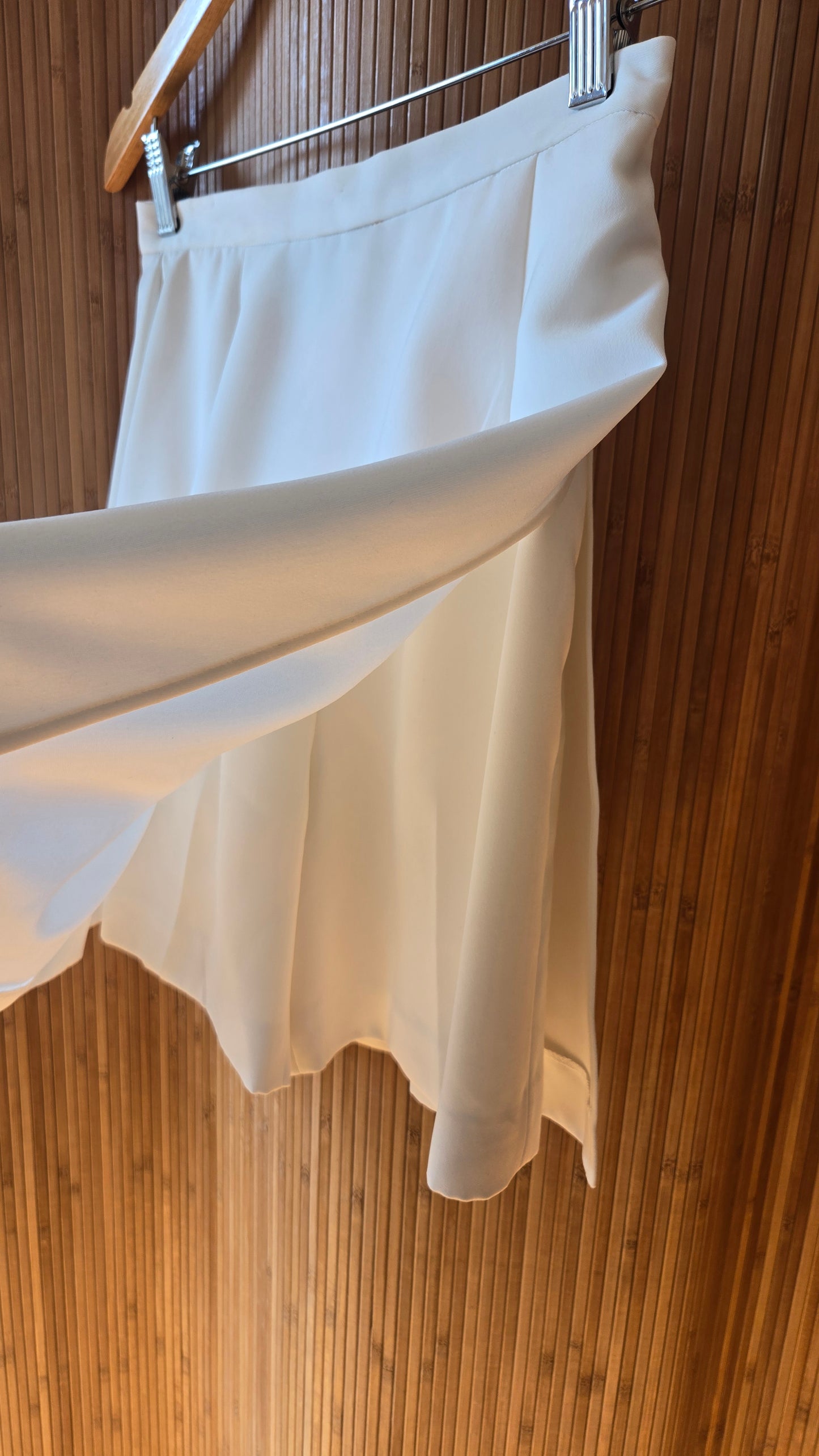 Votre Nom white mini skort