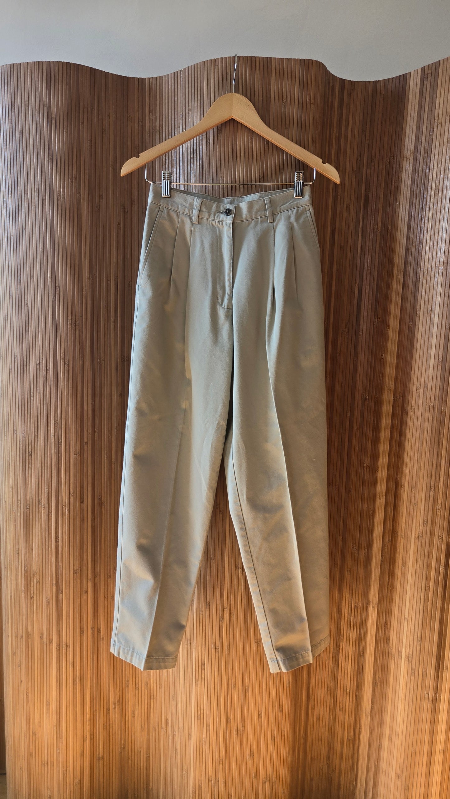 LL Bean beige khaki trousers