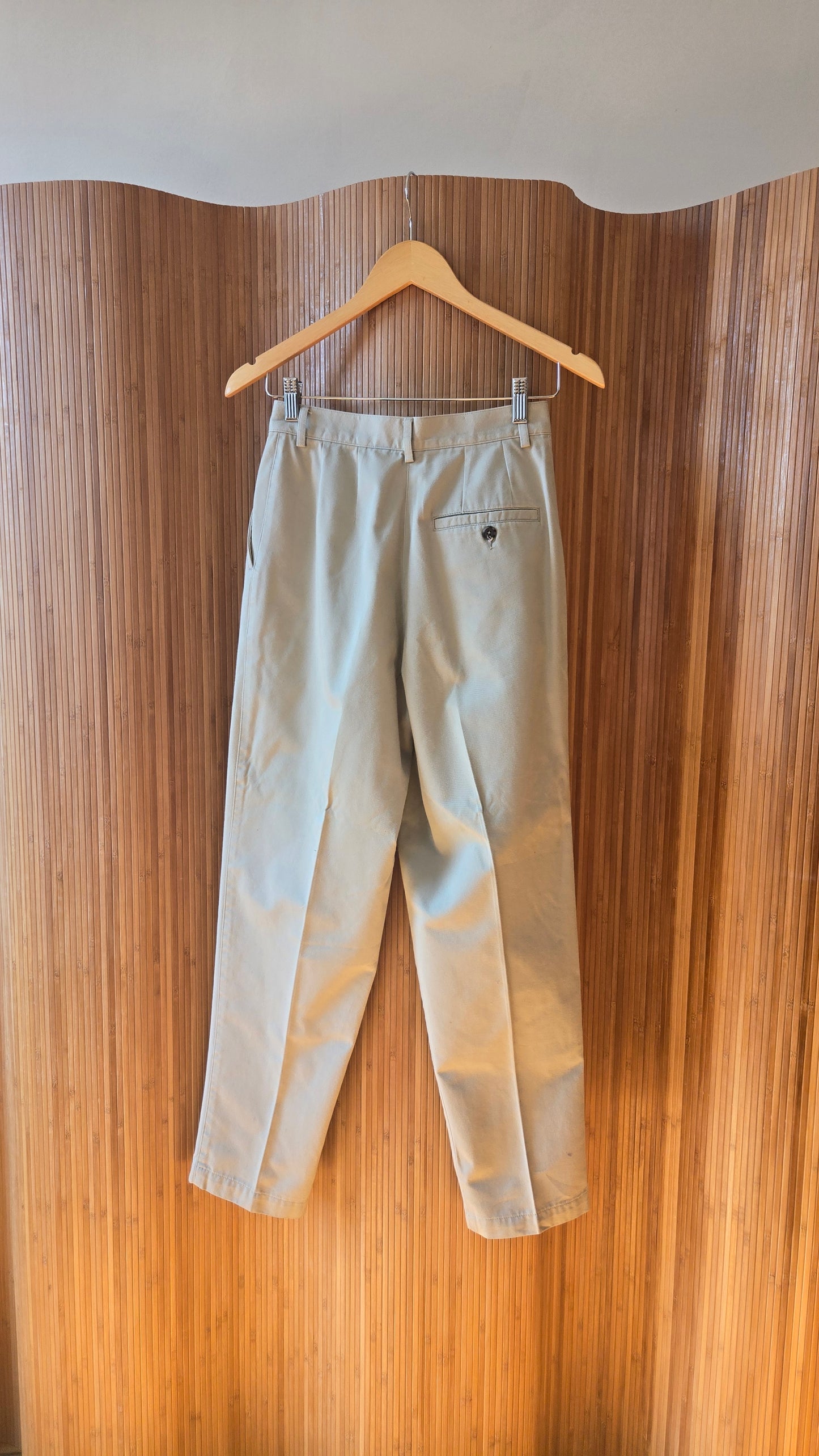 LL Bean beige khaki trousers