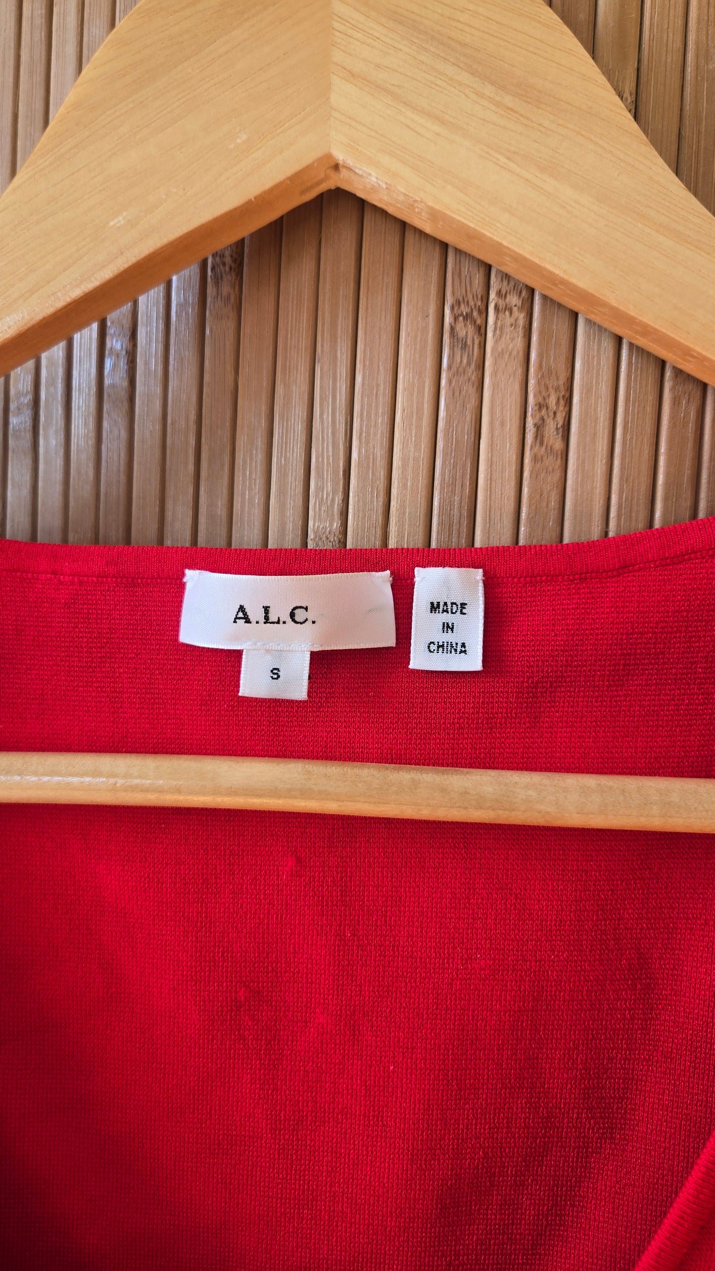 ALC red cropped tank