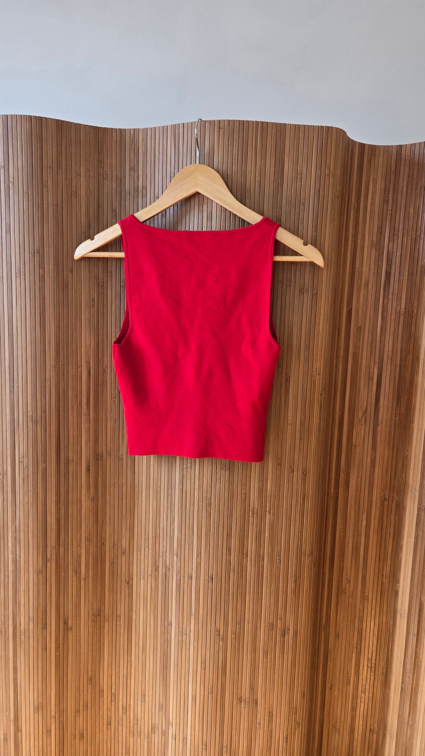 ALC red cropped tank
