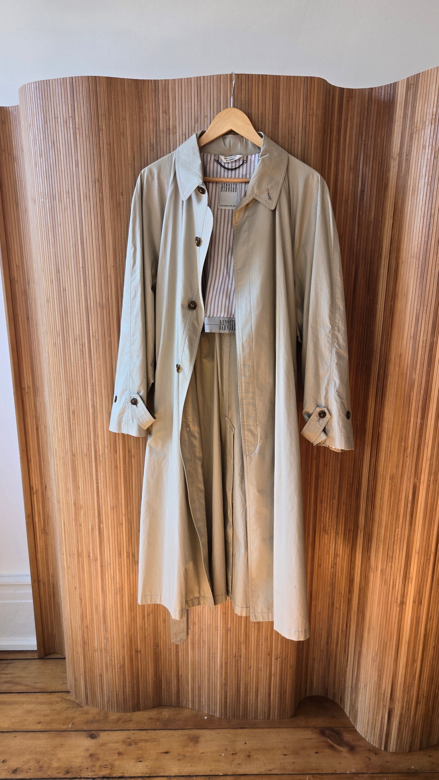 Kenneth Barnard lightweight trench