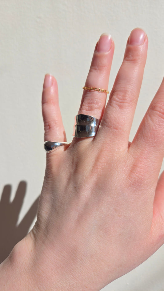 Small Dome Ring: Sterling Silver / 6